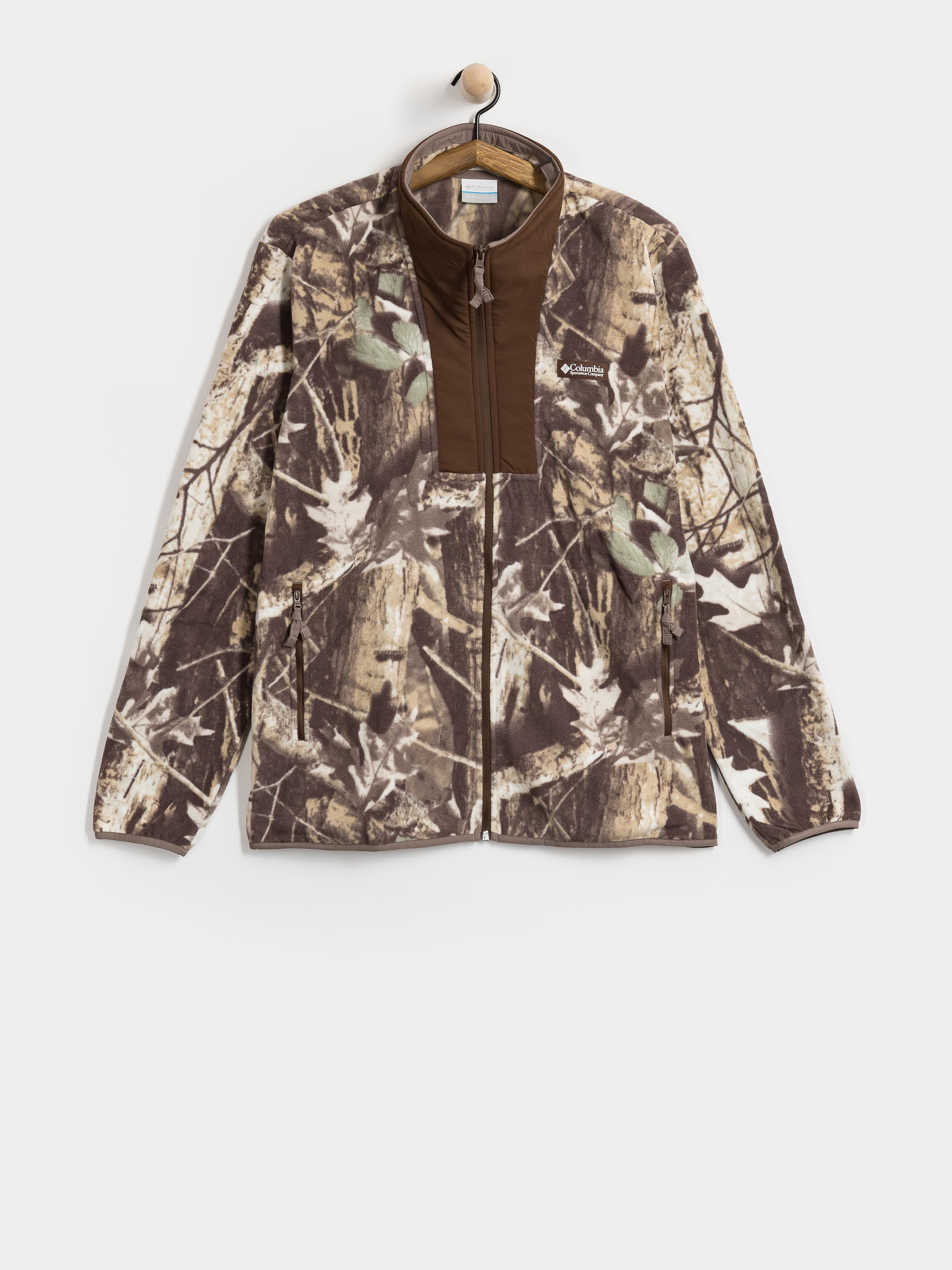 Флісовий светр Columbia Sequoia Grove II Full Zip Printed (iron timberwolf)
