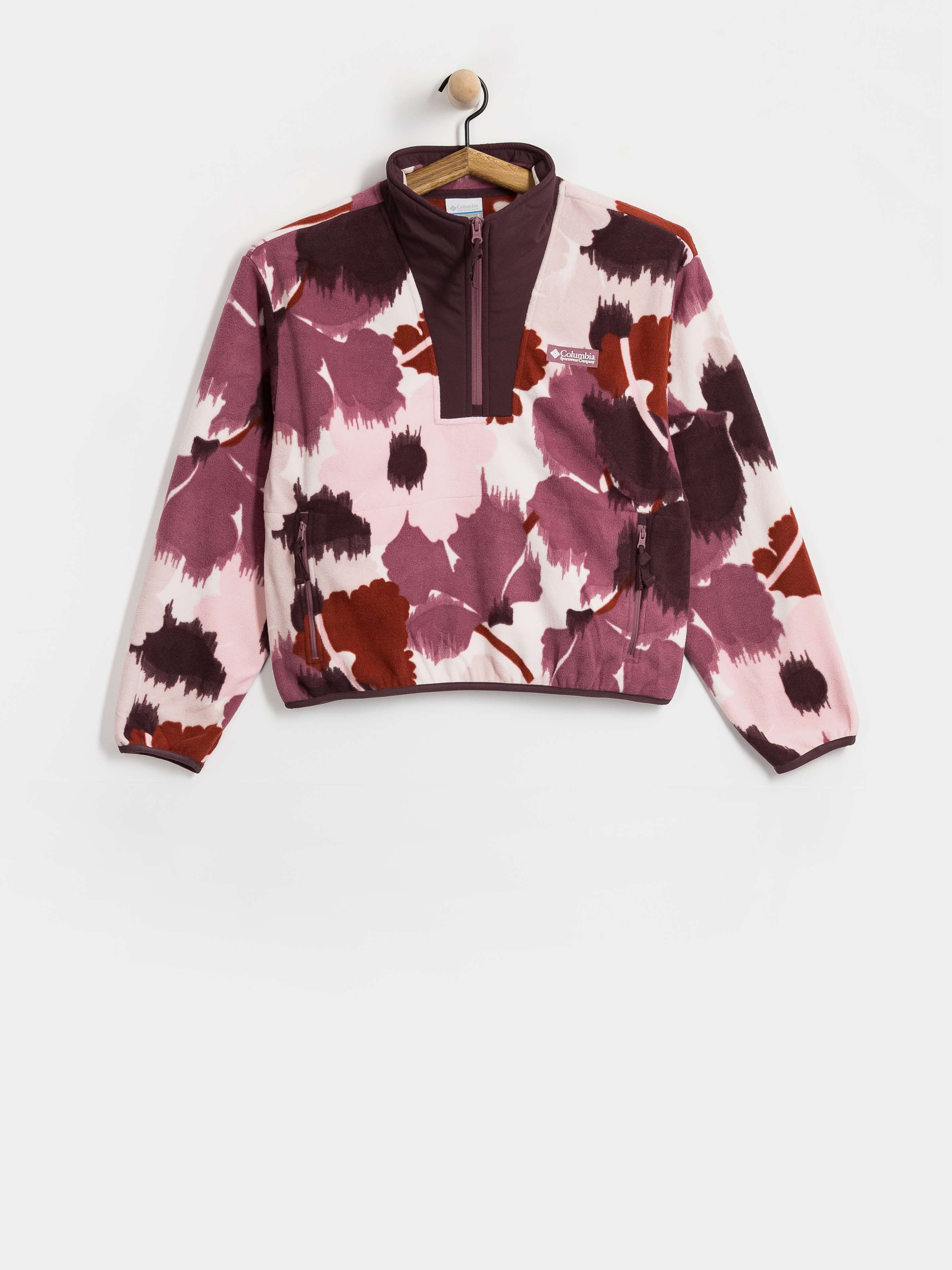 Флісовий светр Columbia Sequoia Grove II Printed Half Zip Wmn (antique mauve)