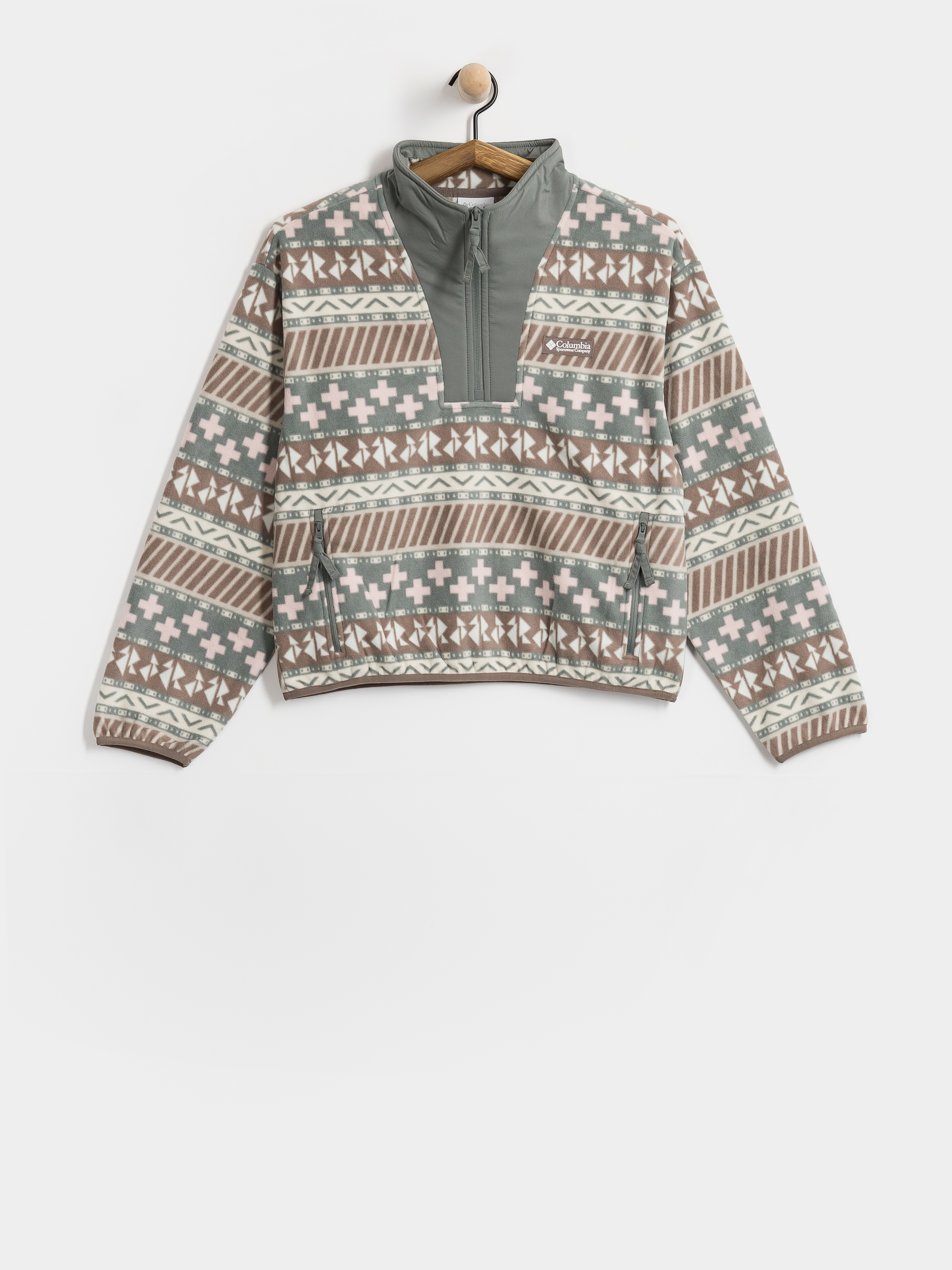 Флісовий светр Columbia Sequoia Grove II Printed Half Zip Wmn (iron wizard island)
