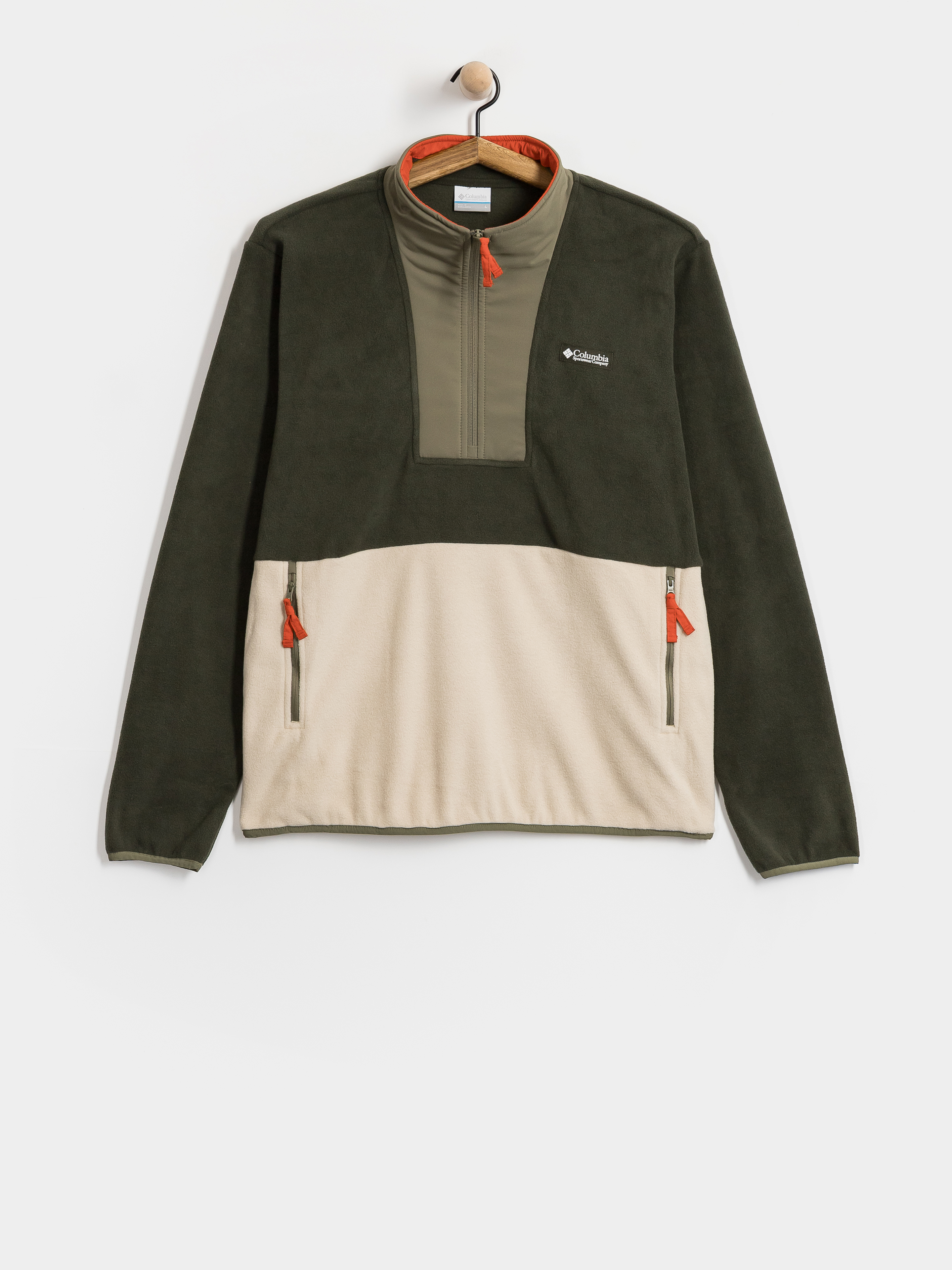 Чоловічий Флісовий светр Columbia Sequoia Grove II Half Zip (greenscape/anccient fossil)