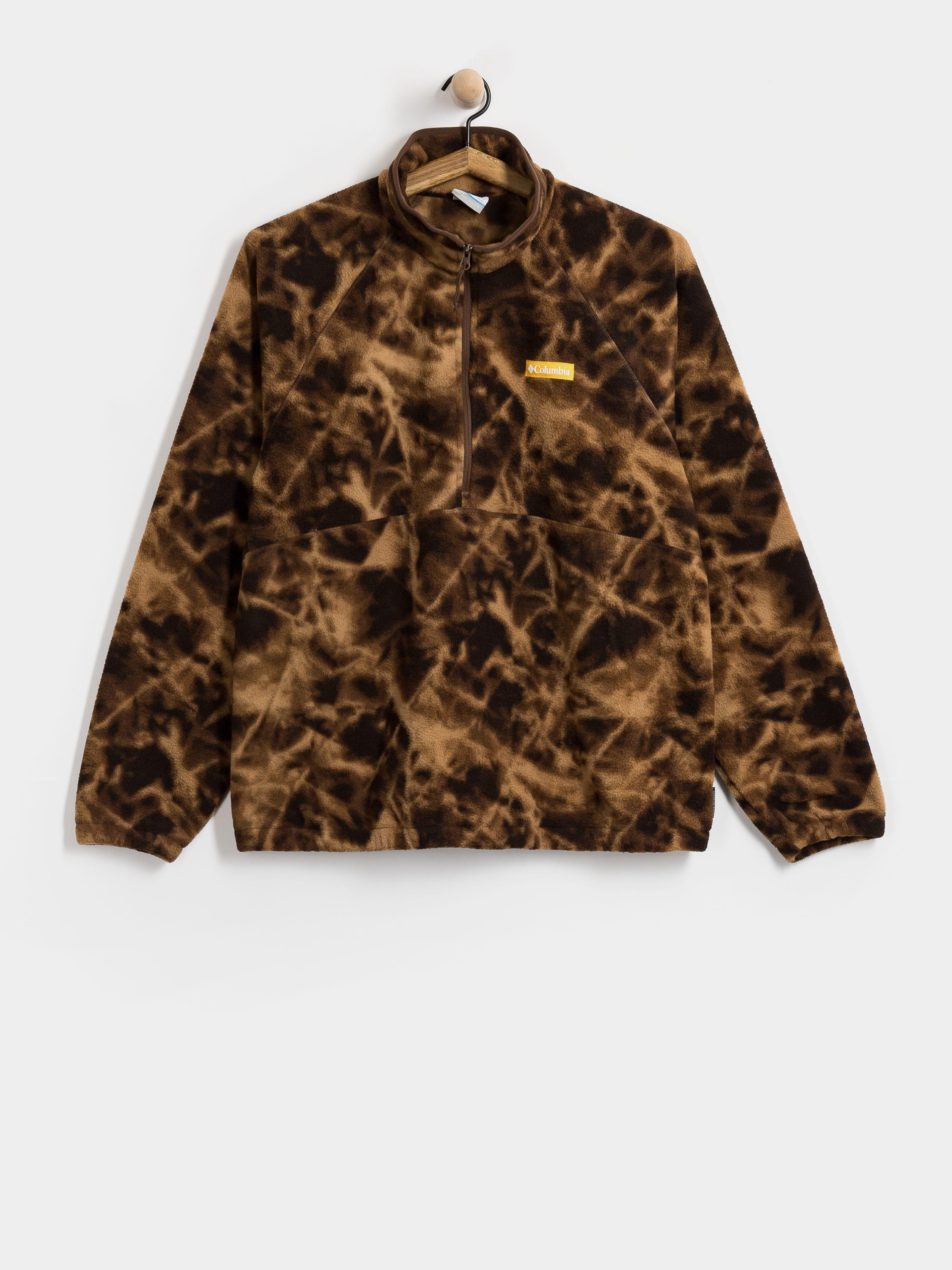 Чоловічий Флісовий светр Columbia Timber Crest MTR Printed Half Zip (tobacco/icypeaks)