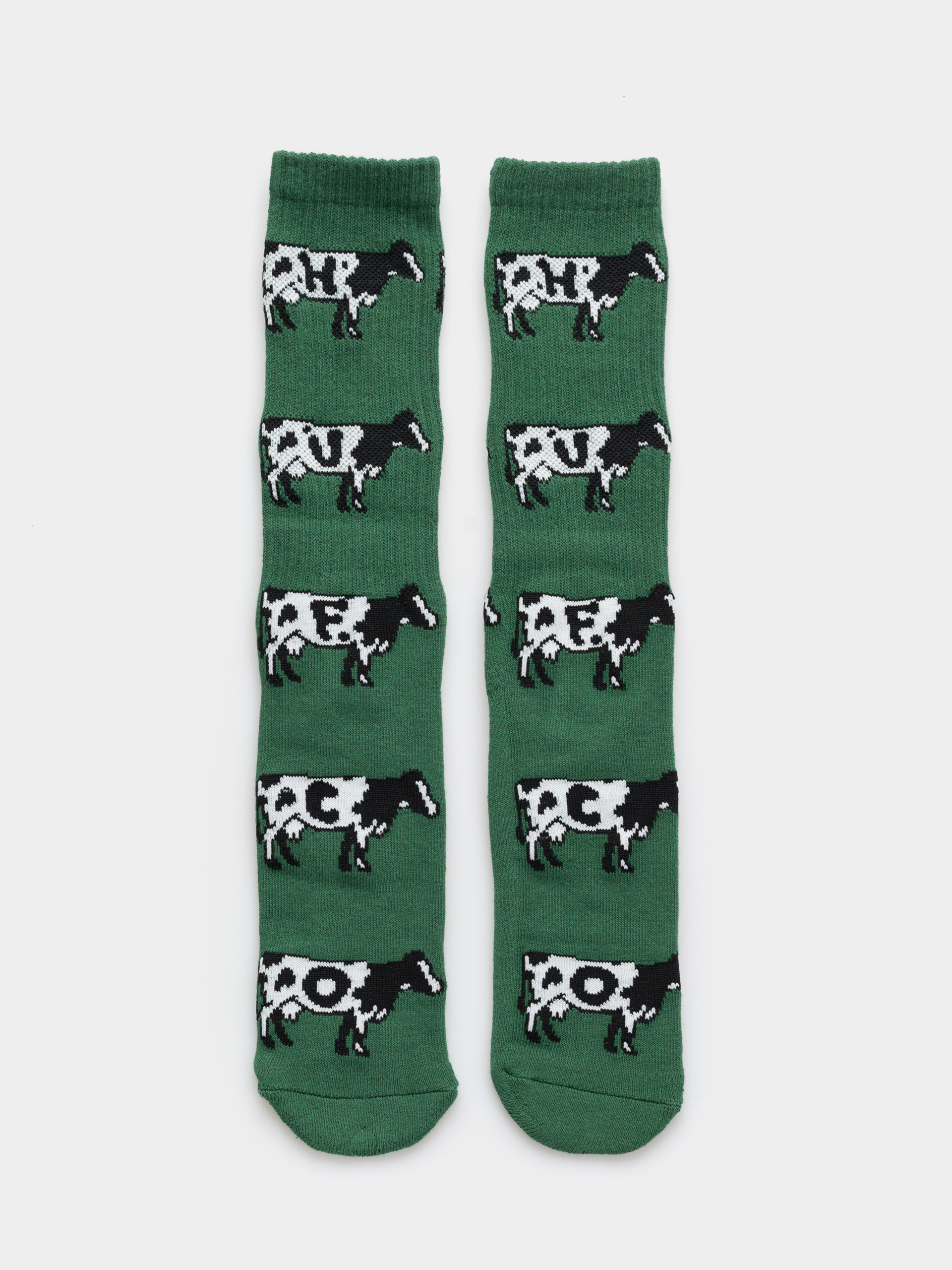  Шкарпетки HUF Moo Crew (green)