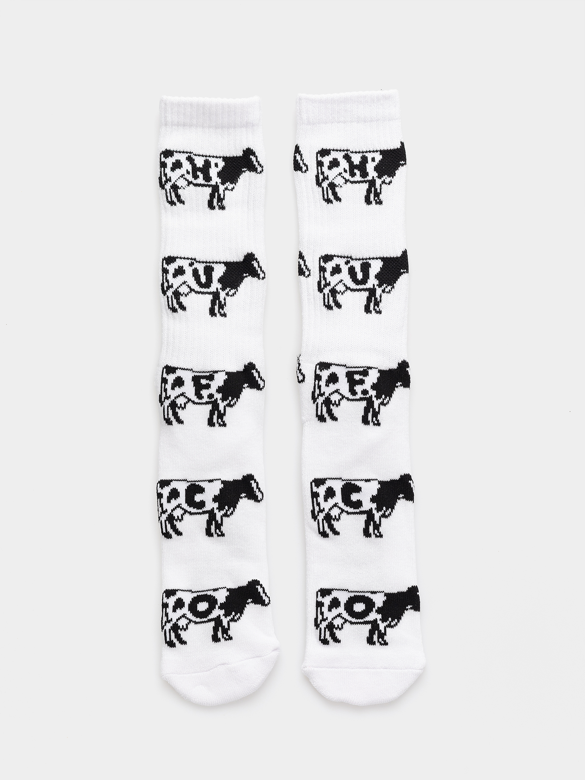  Шкарпетки HUF Moo Crew (white)