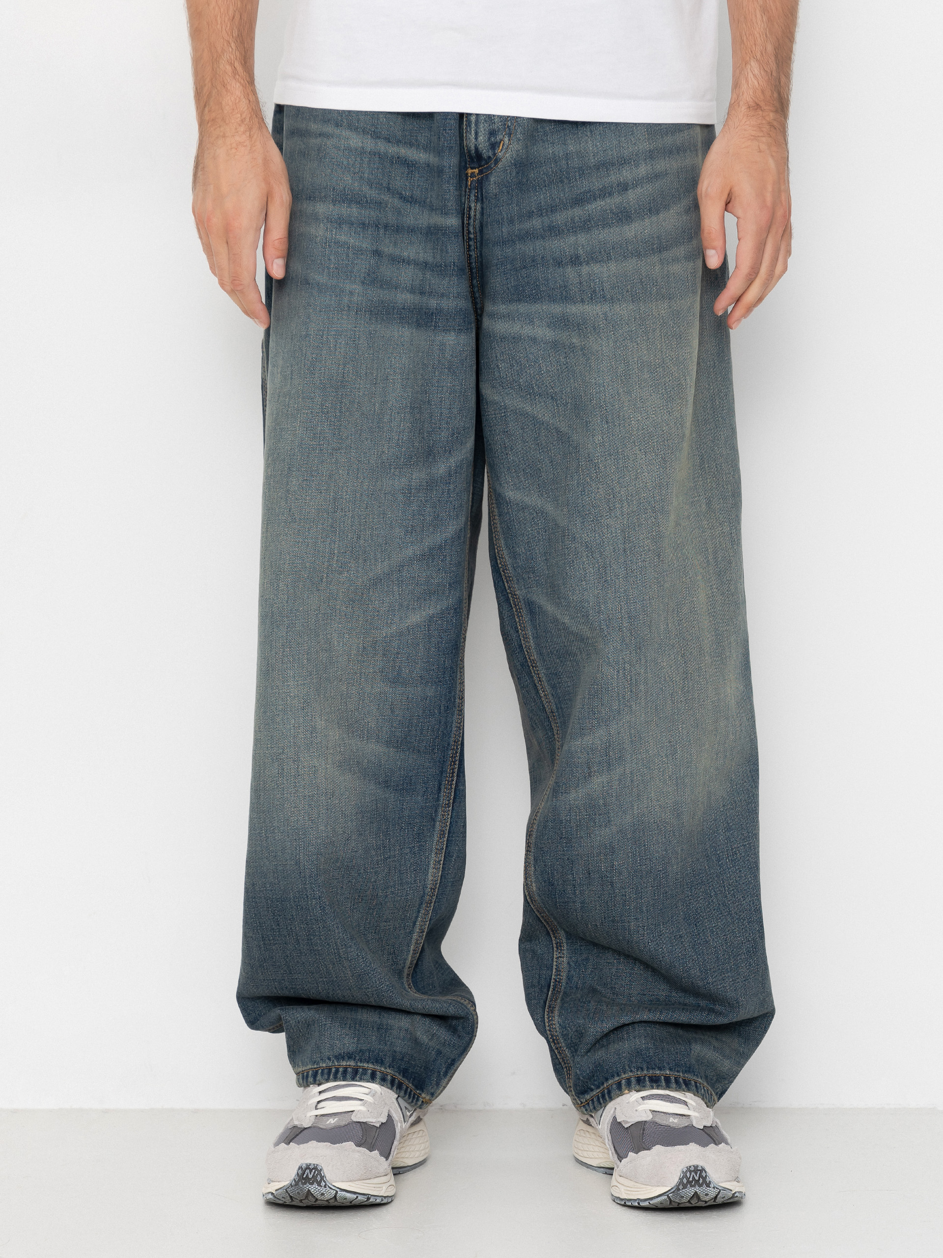 Штани Carhartt WIP OG Single Knee (blue/worn used wash)