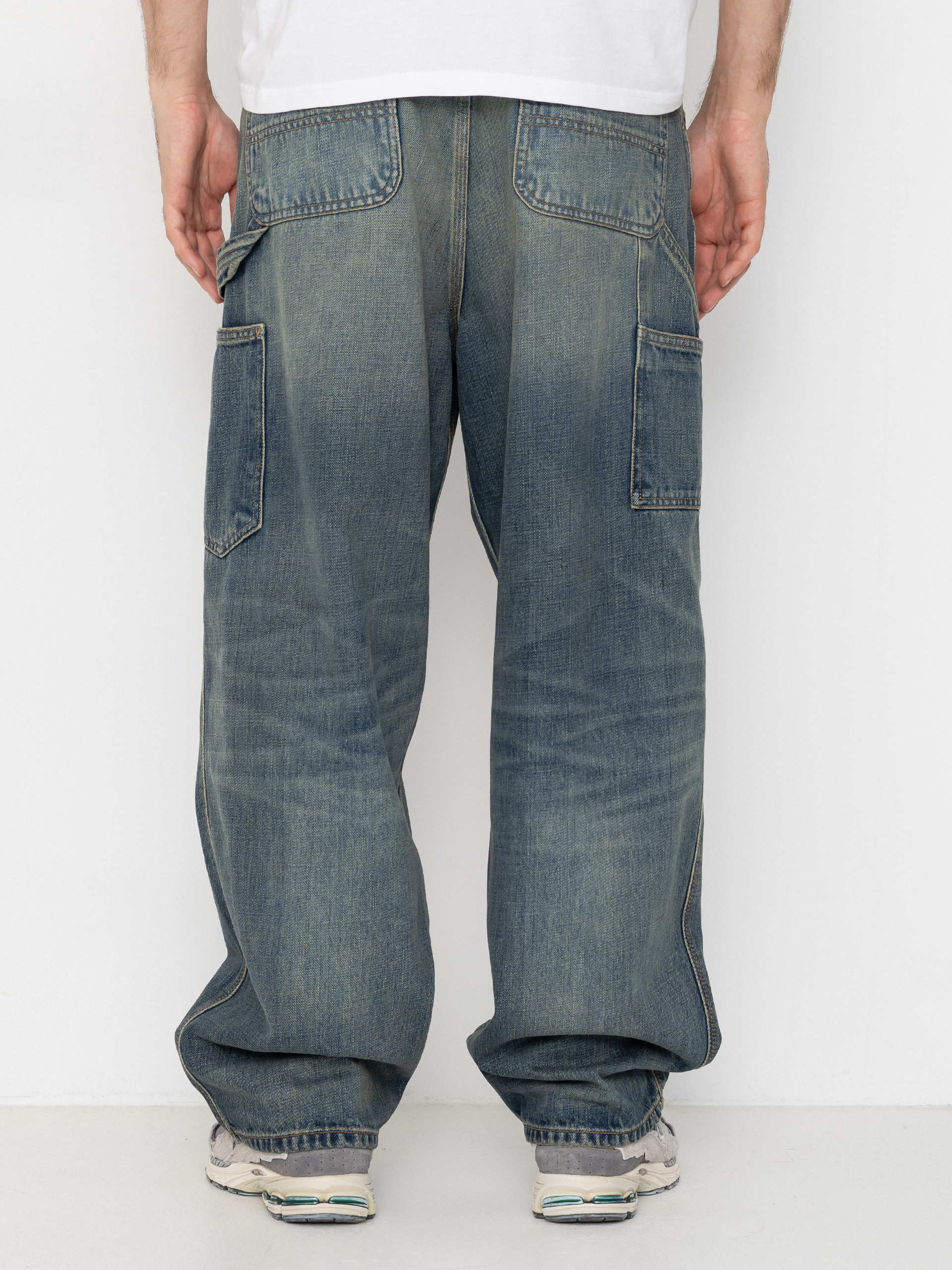 Штани Carhartt WIP OG Single Knee (blue/worn used wash)
