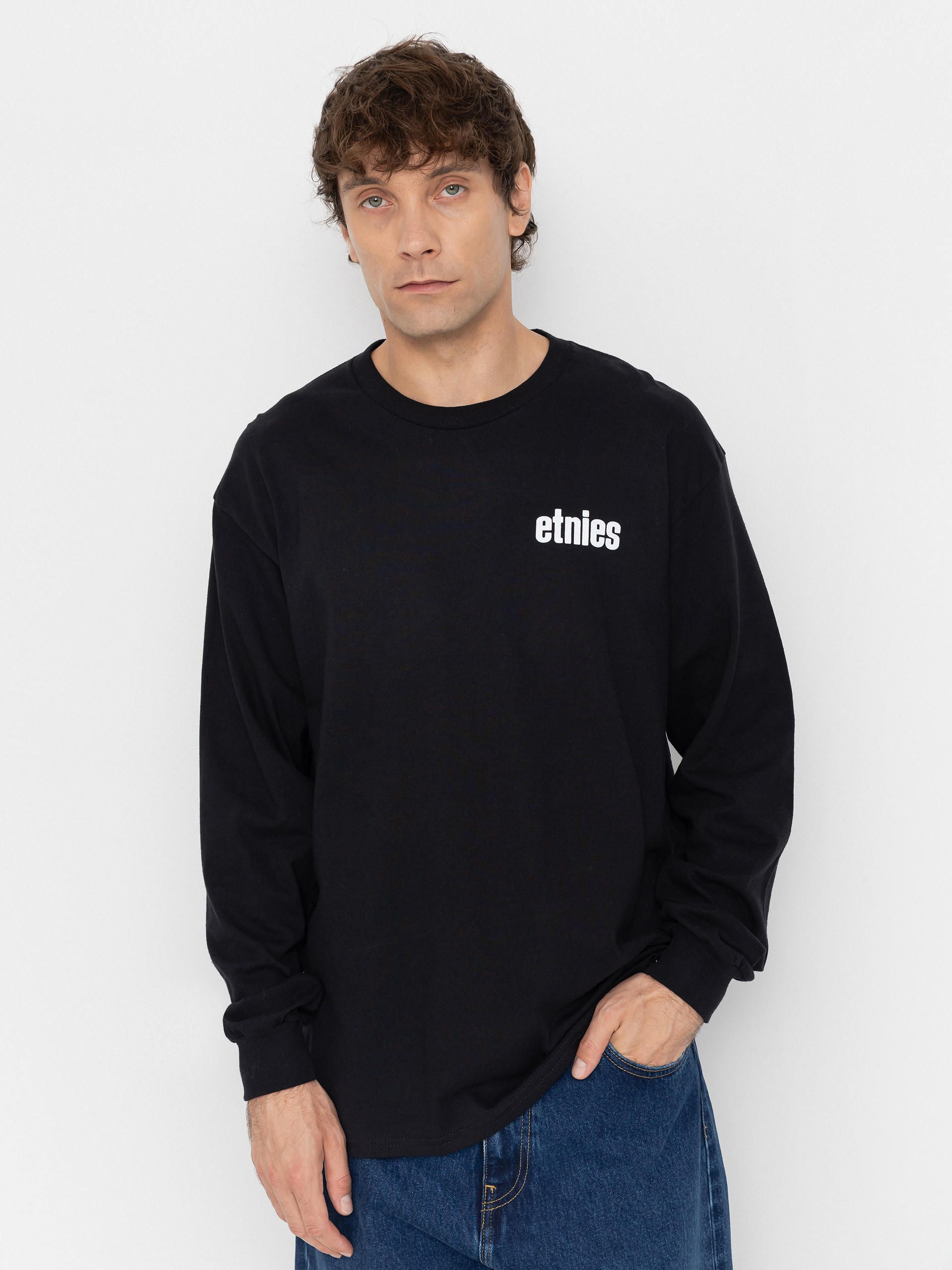 Лонгслів Etnies Wordmark (black/white)