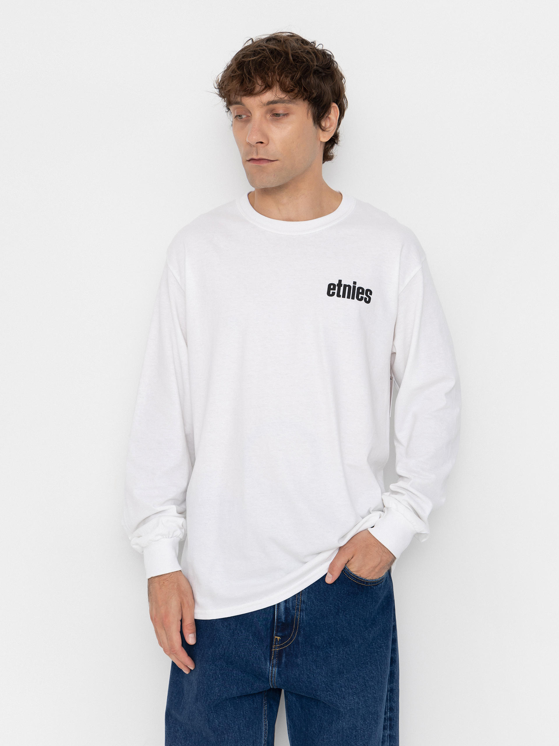 Лонгслів Etnies Wordmark (white/black)