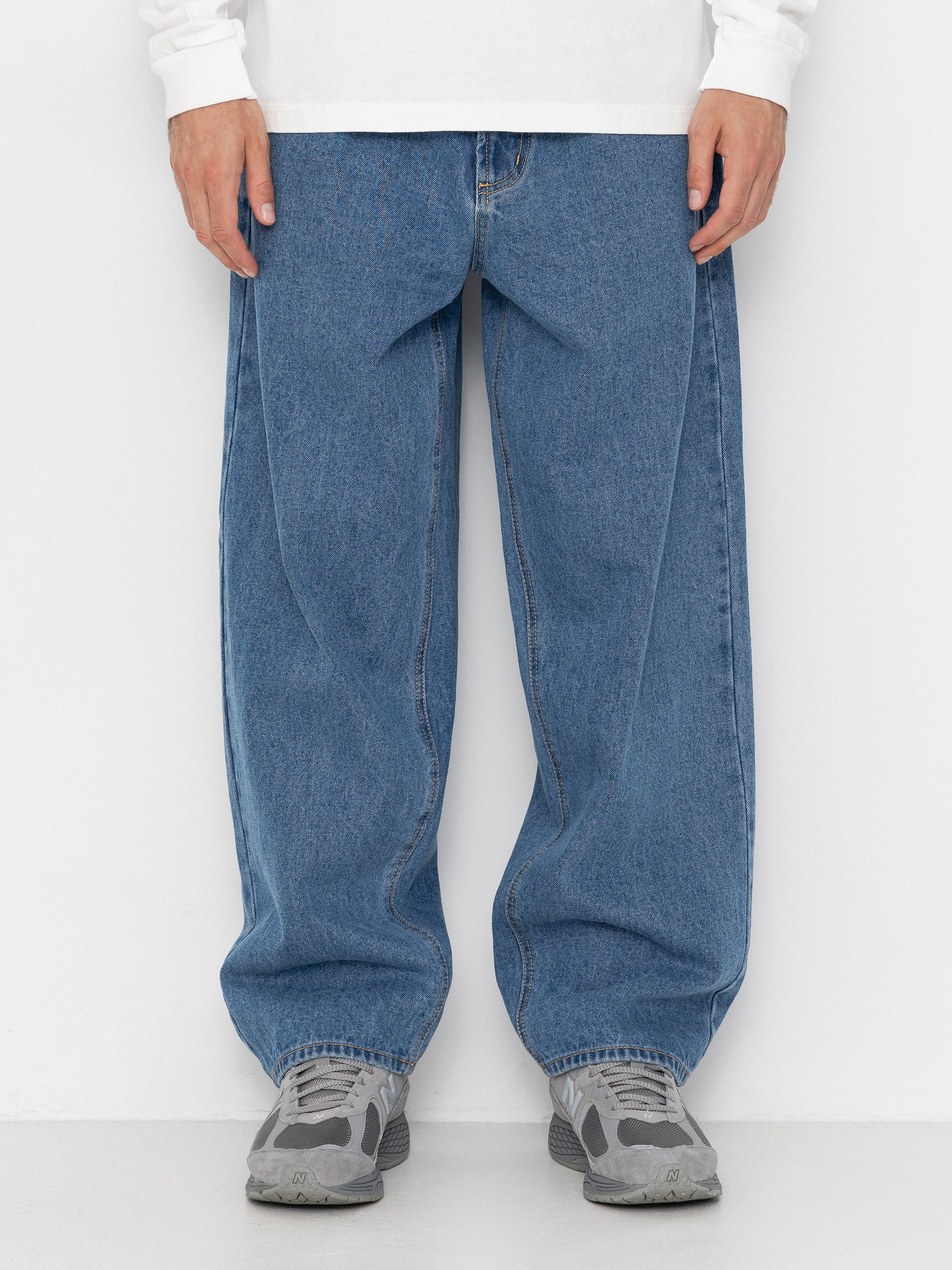 u0428u0442u0430u043du0438 OBEY Bigwig Baggy Denim (light indigo classic)