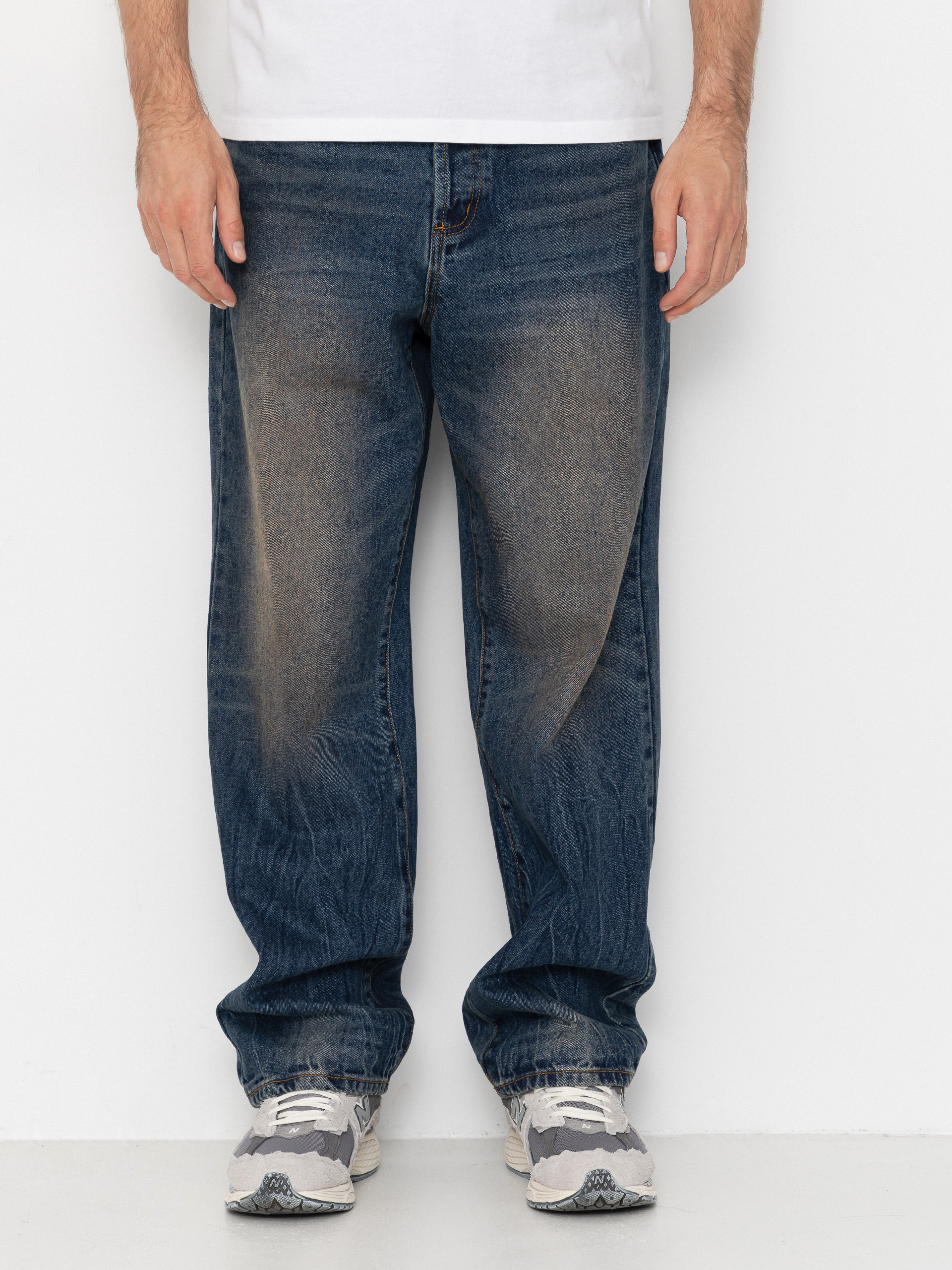 u0428u0442u0430u043du0438 OBEY Classic Baggy Denim (oil stained indigo)