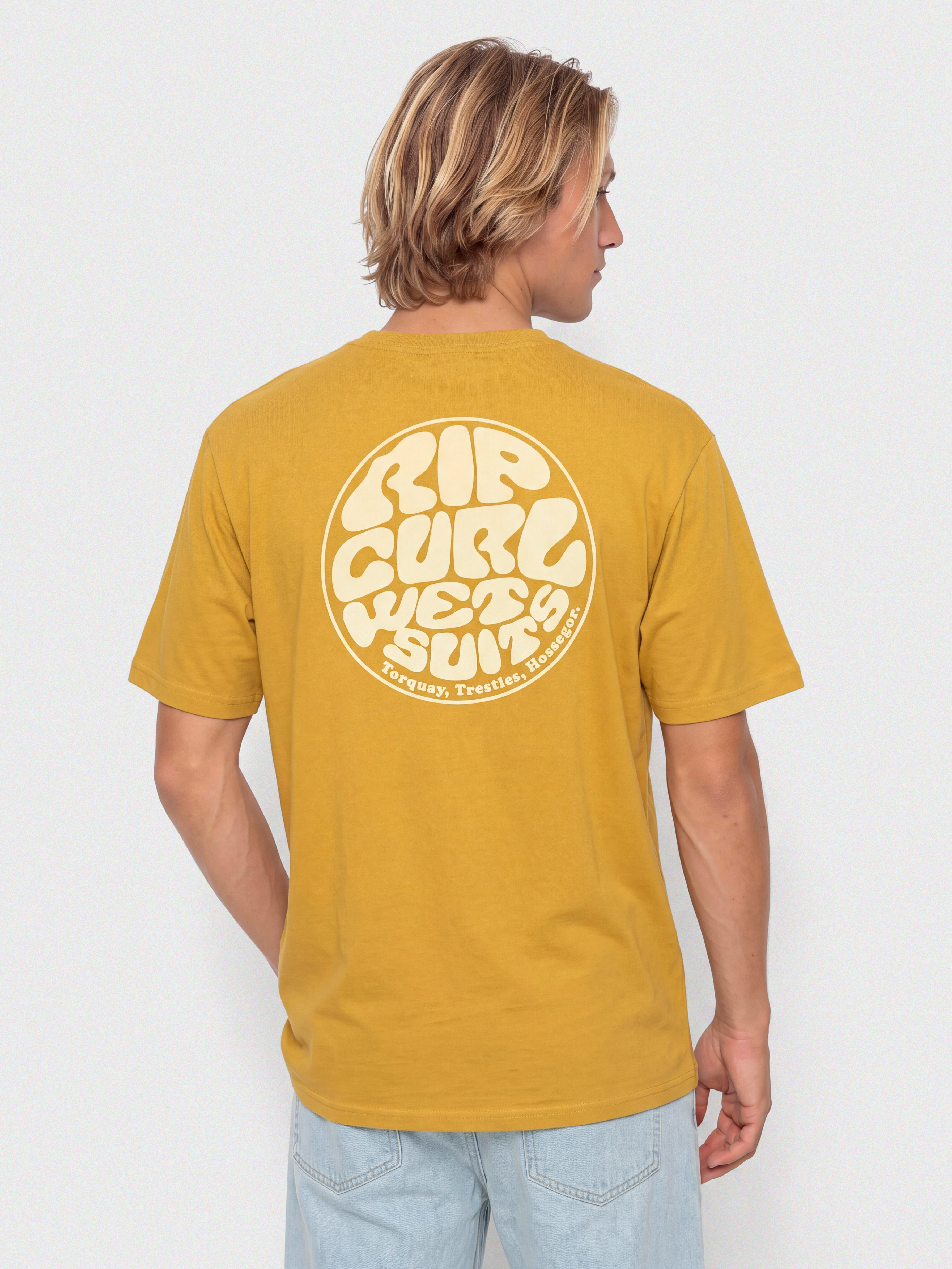 Футболка Rip Curl Wettie Passage Icon (mustard gold)