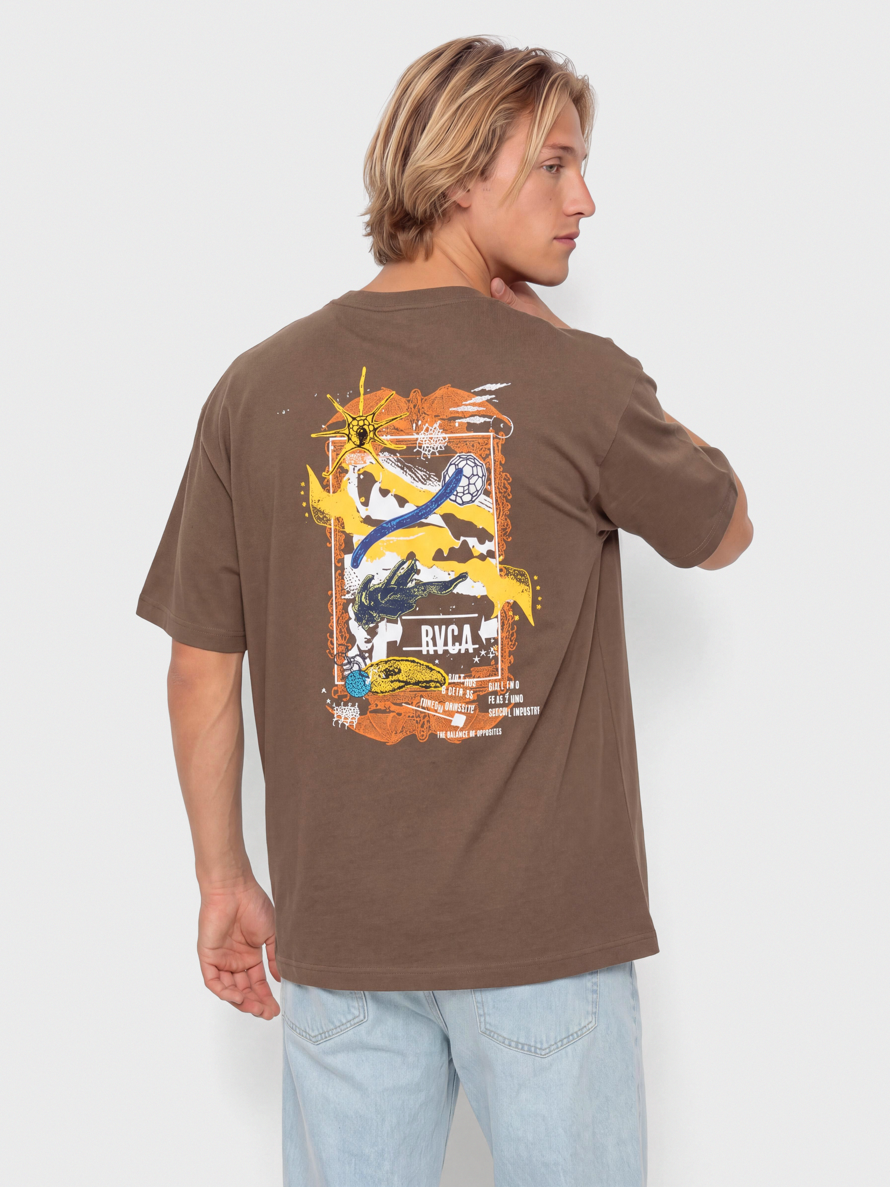 Футболка RVCA Rvca Mash Up (wood)