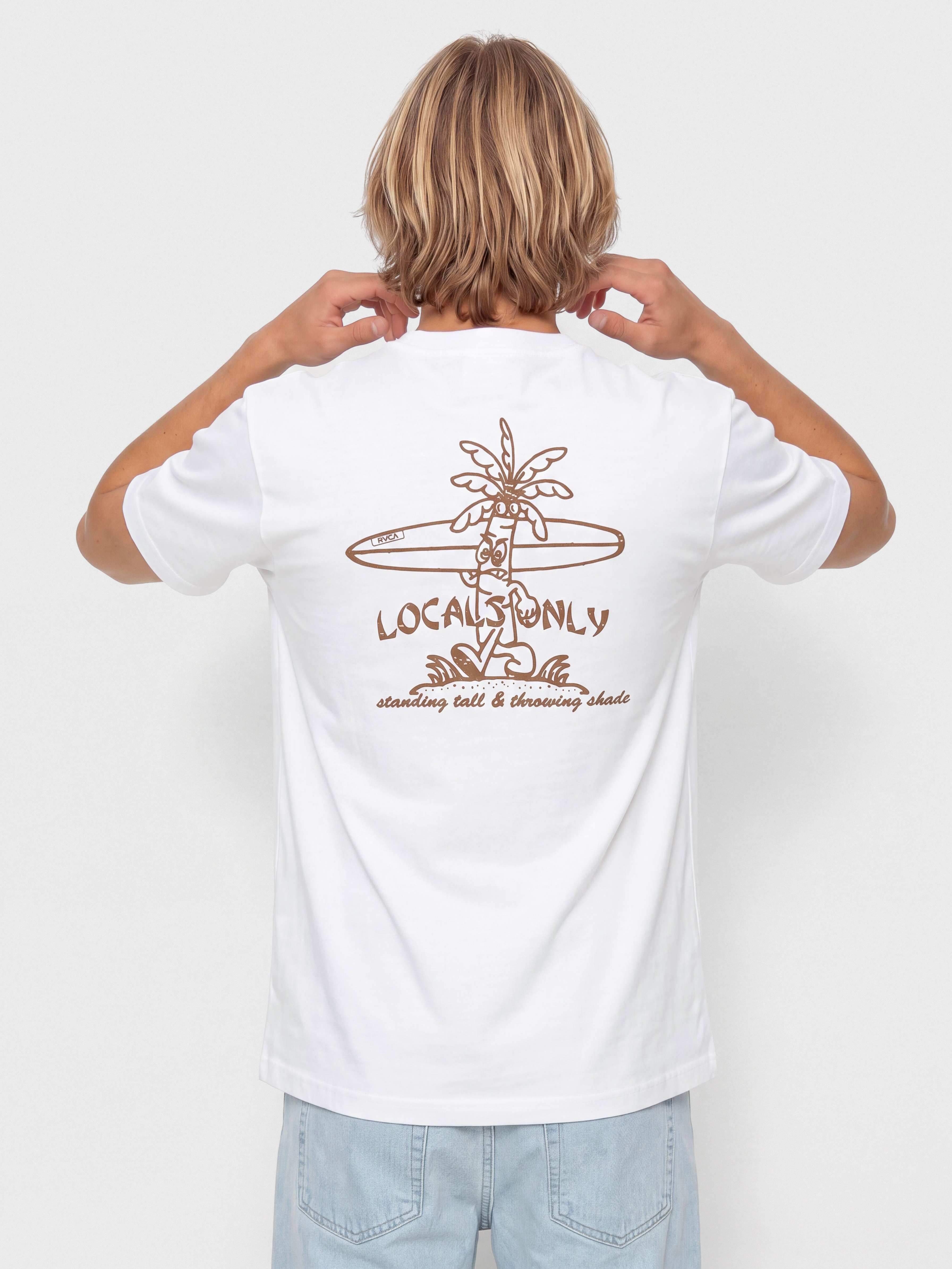 Футболка RVCA Mad Local (white)