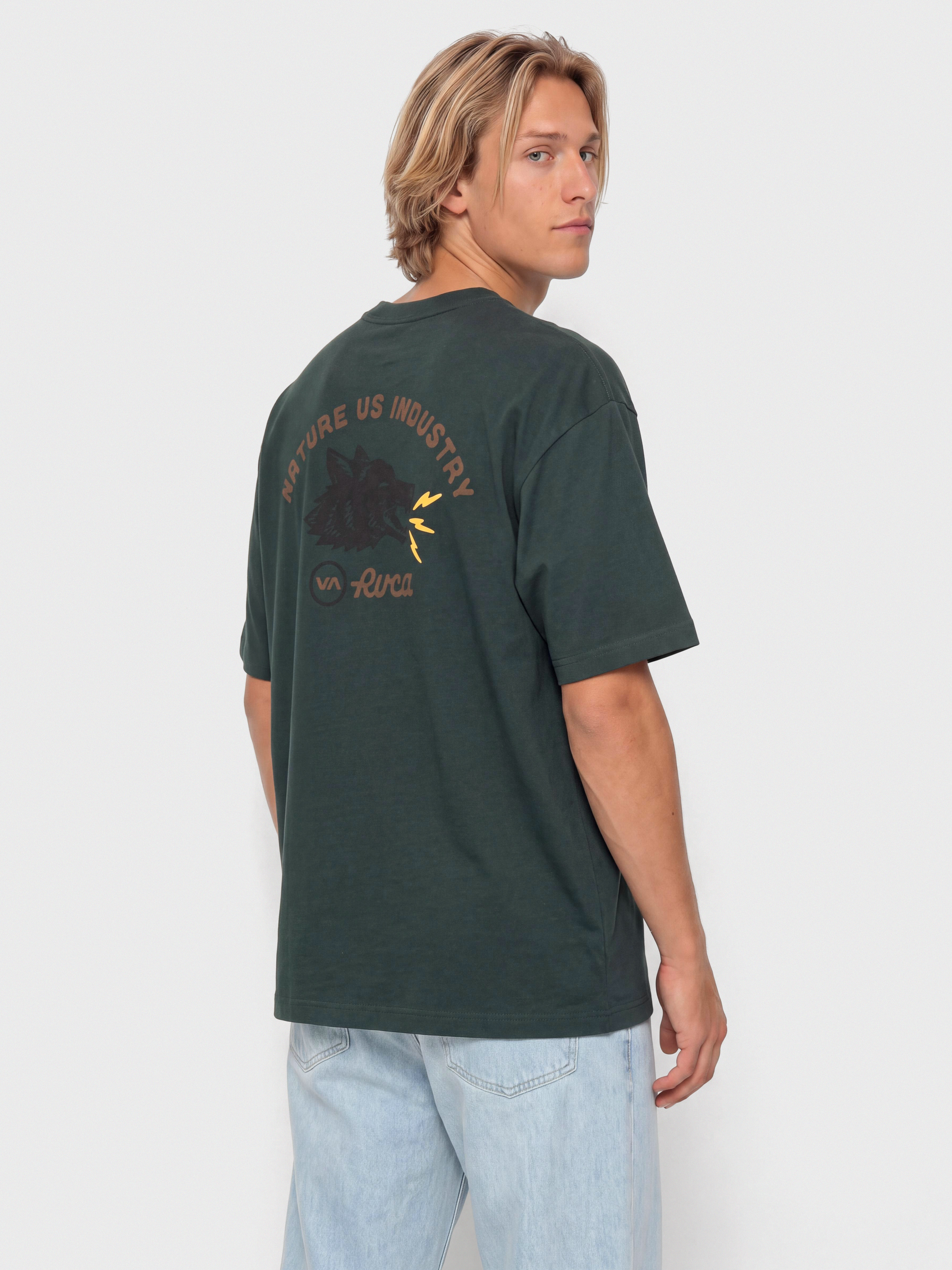 Футболка RVCA Steadfast (hunter green)