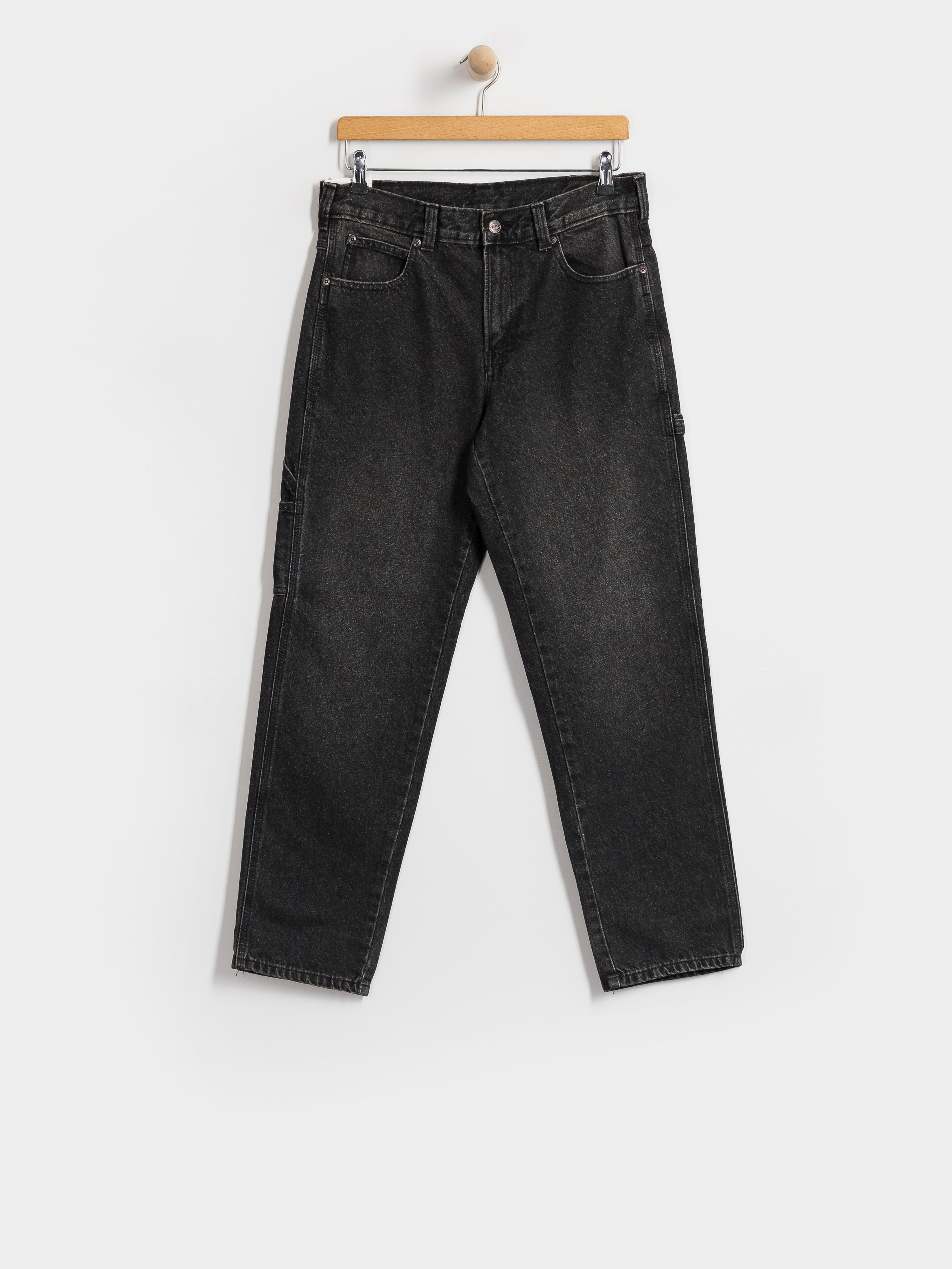 Штани Dickies 993 Regular Tapered Carpenter Jeans (black wash faded)