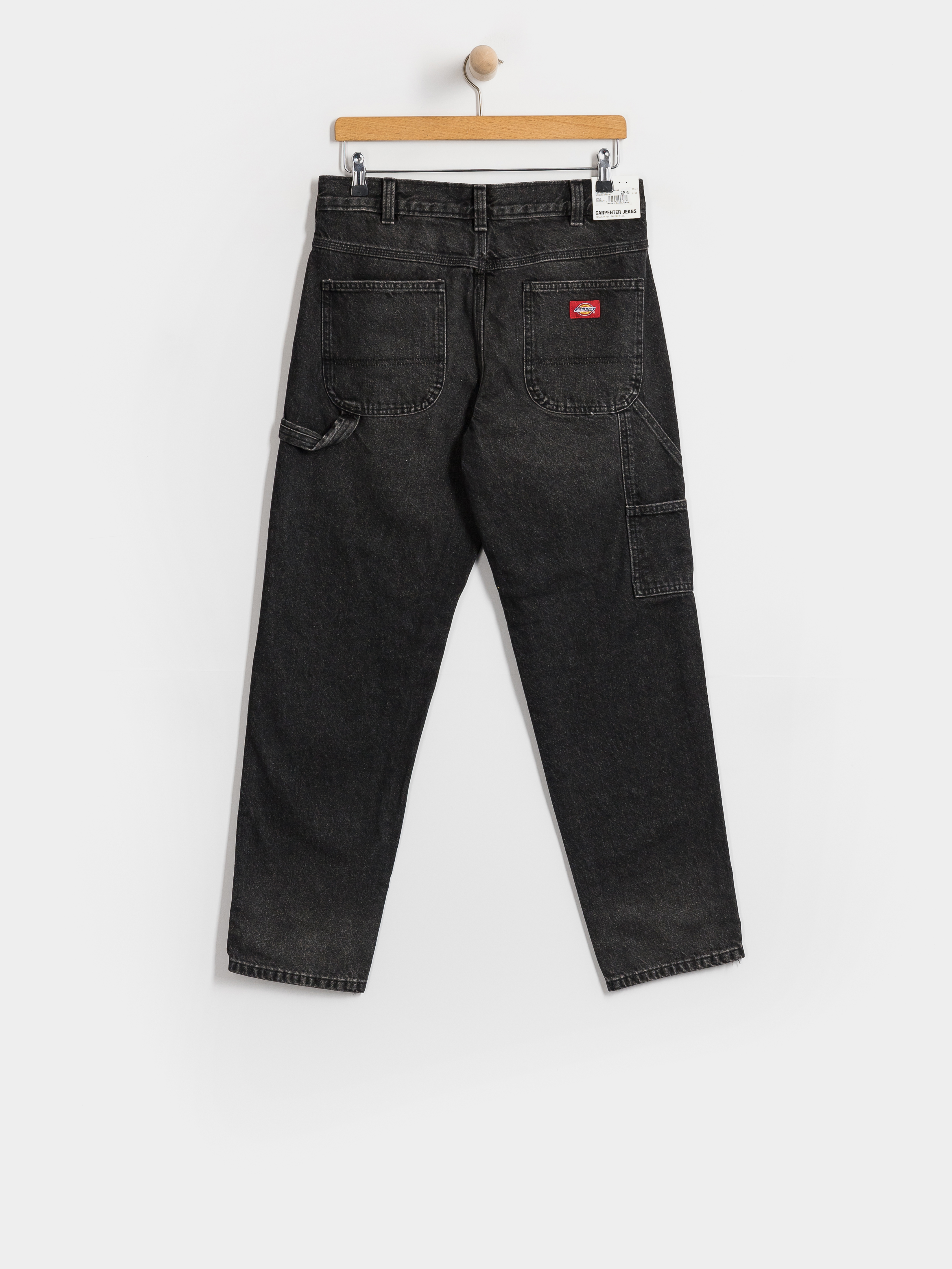 Штани Dickies 993 Regular Tapered Carpenter Jeans (black wash faded)