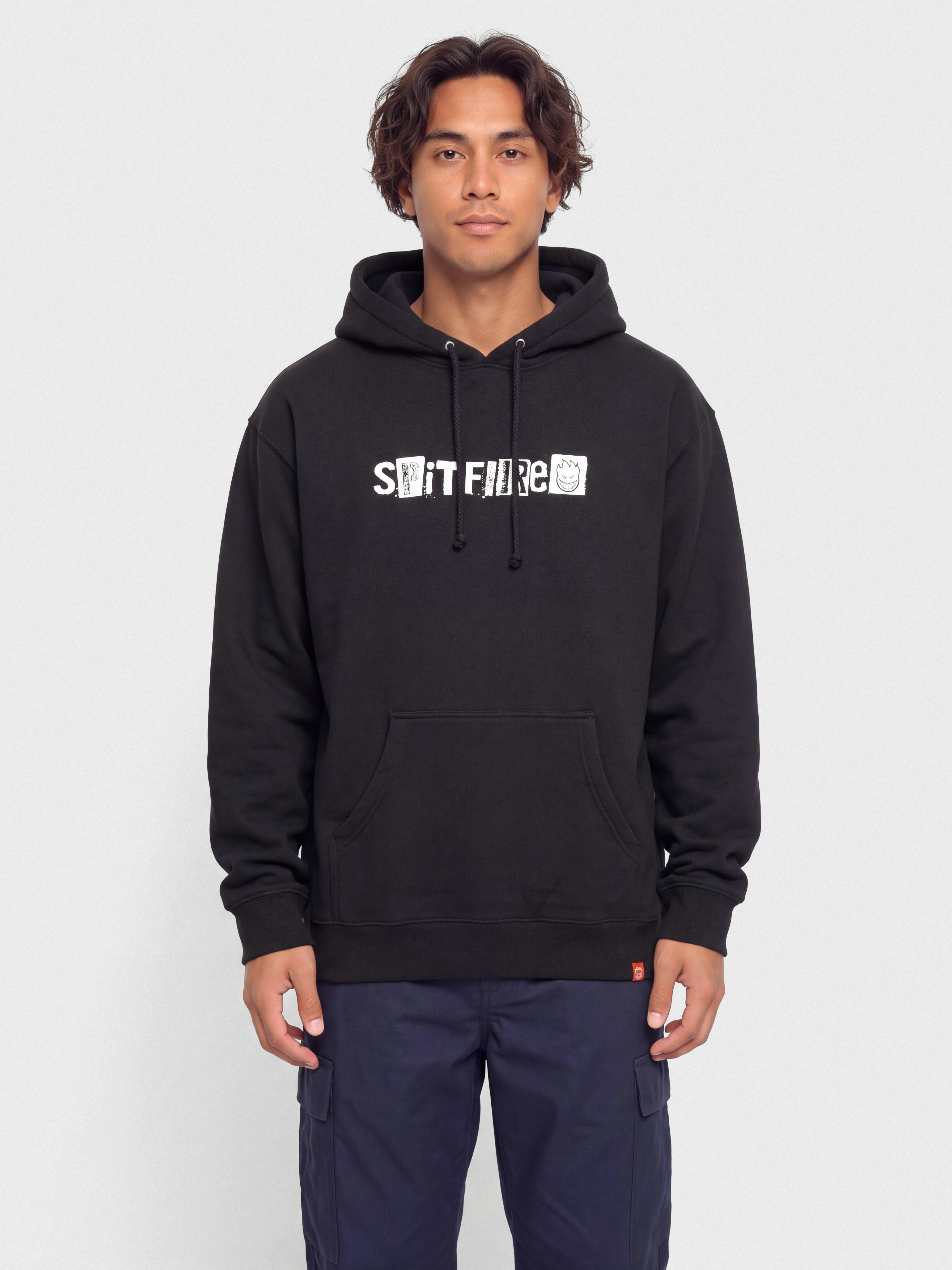 Худі Spitfire Ransom II HD (black w/white print)