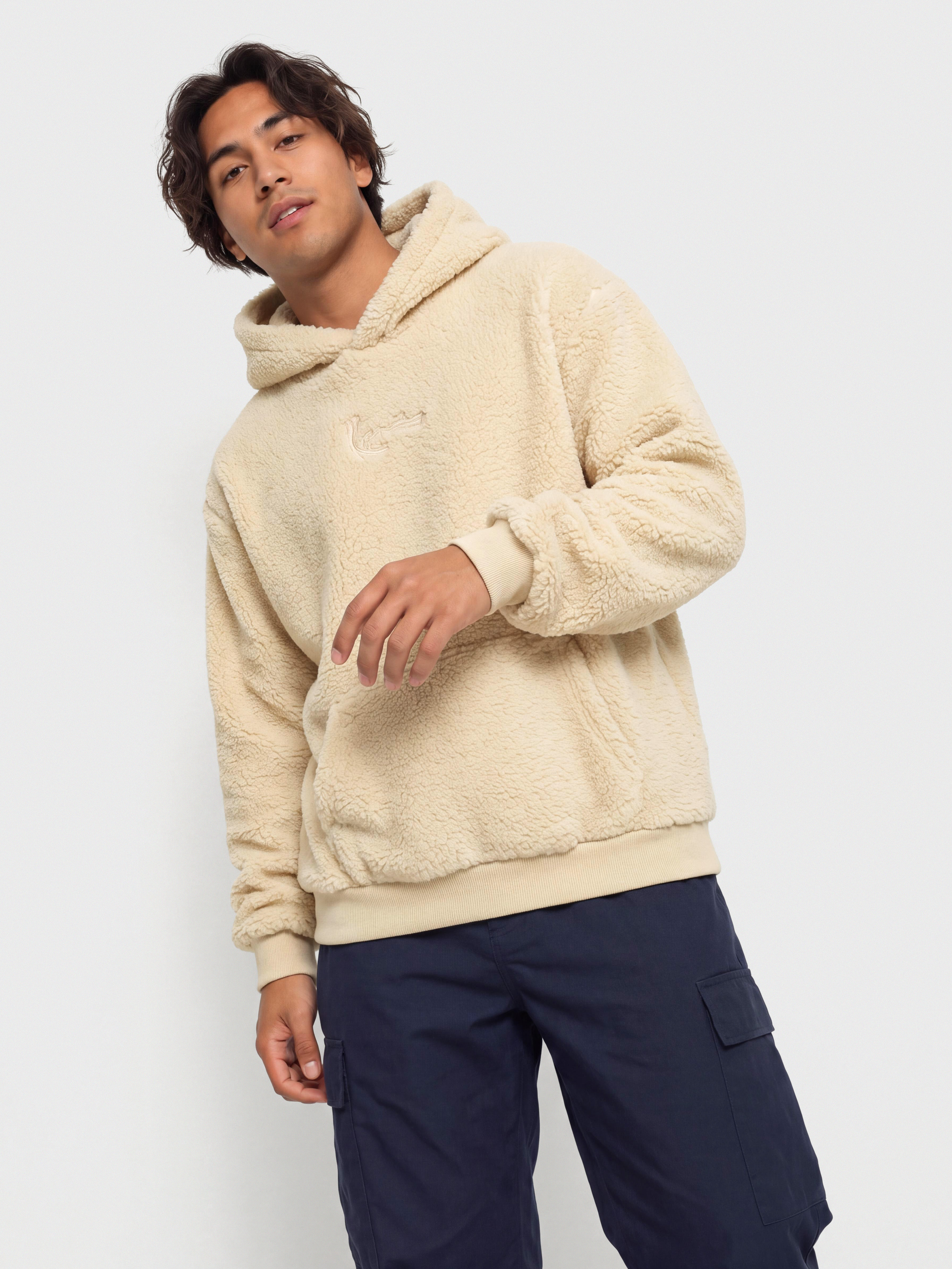 Худі Karl Kani Signature Essential Teddy OS HD (sand)