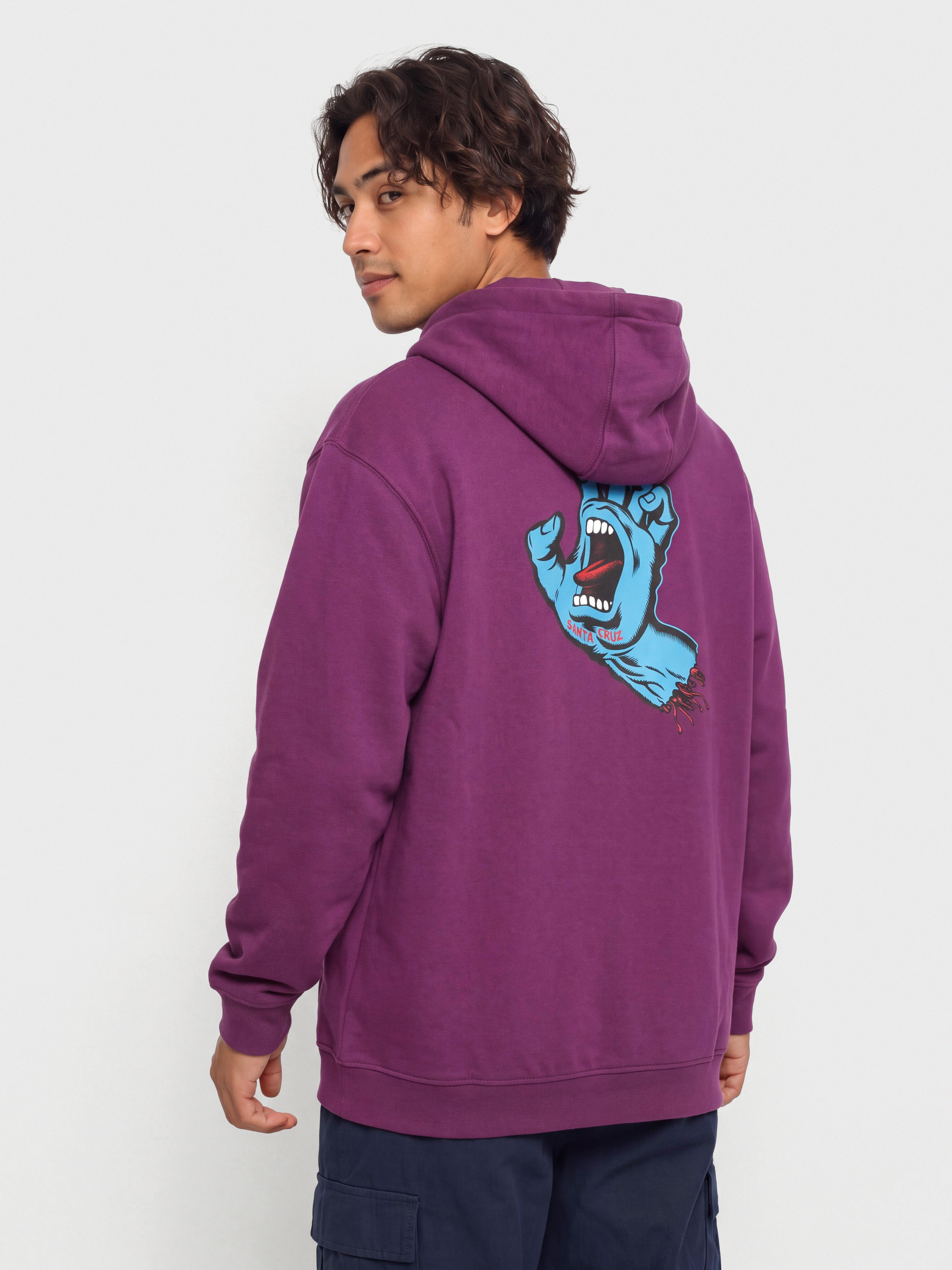 Худі Santa Cruz Screaming Hand Chest HD (fresh purple)