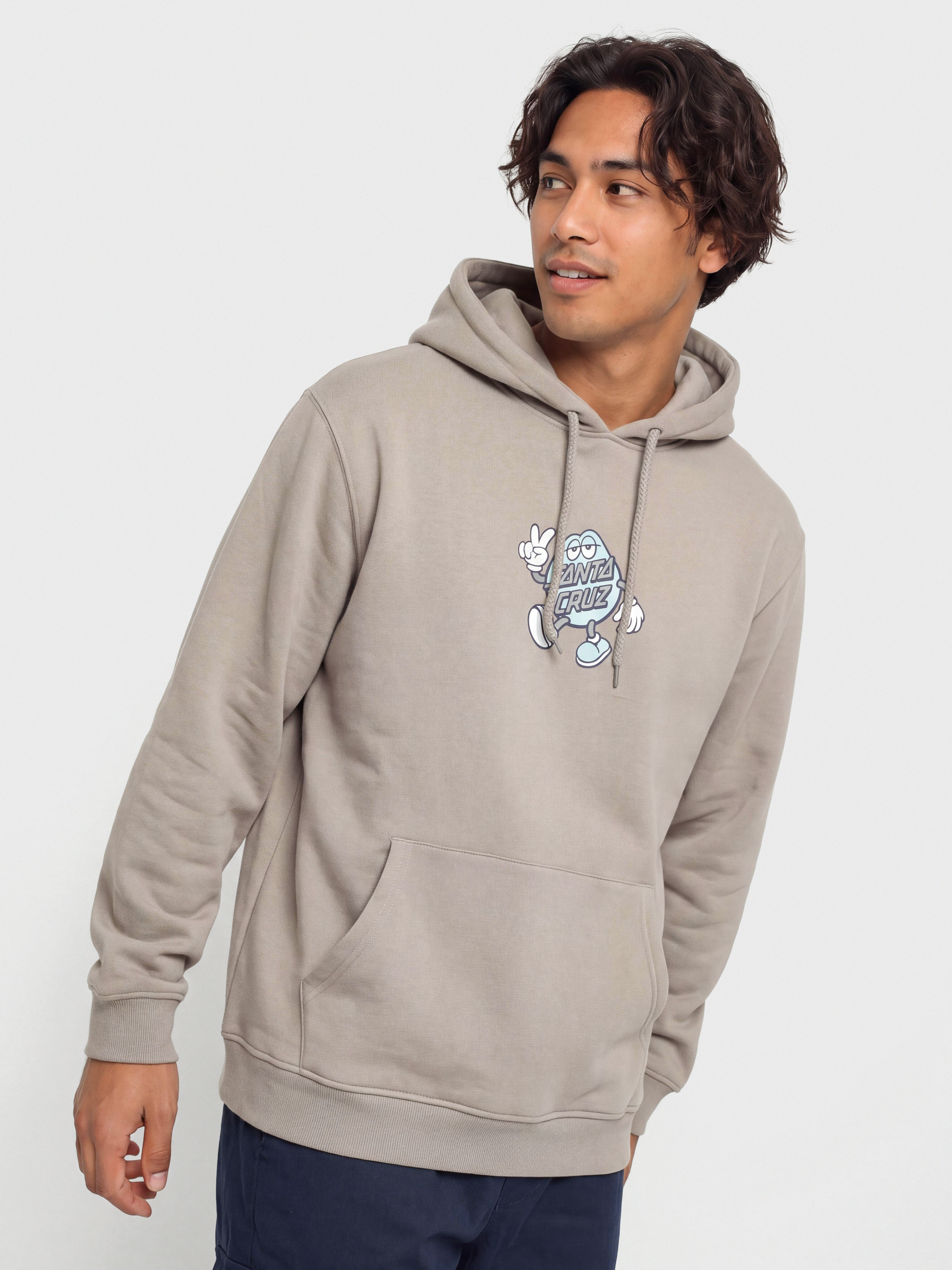 Худі Santa Cruz Dot Guy Front HD (warm grey)