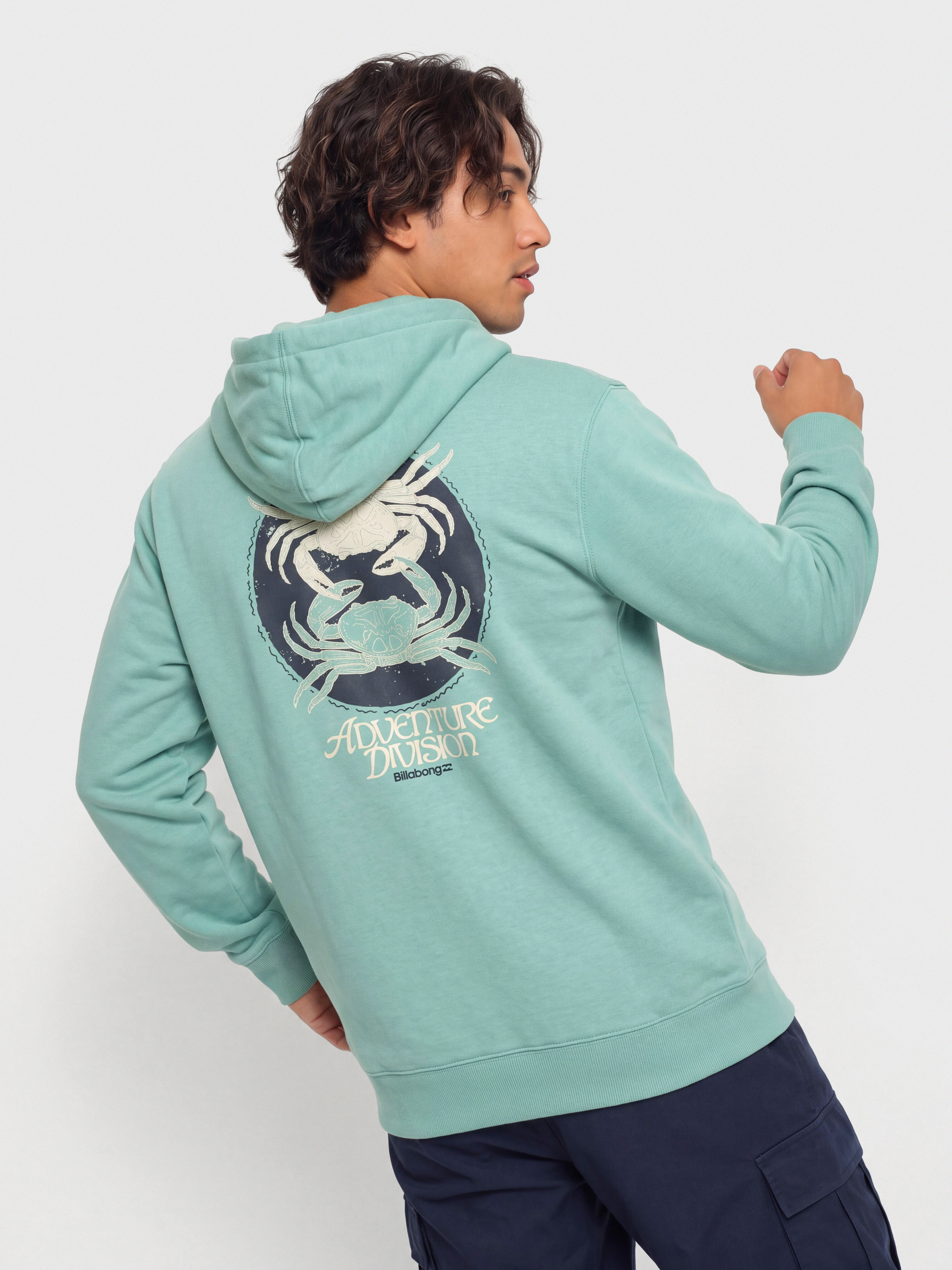 Худі Billabong Compass HD (jade grey)
