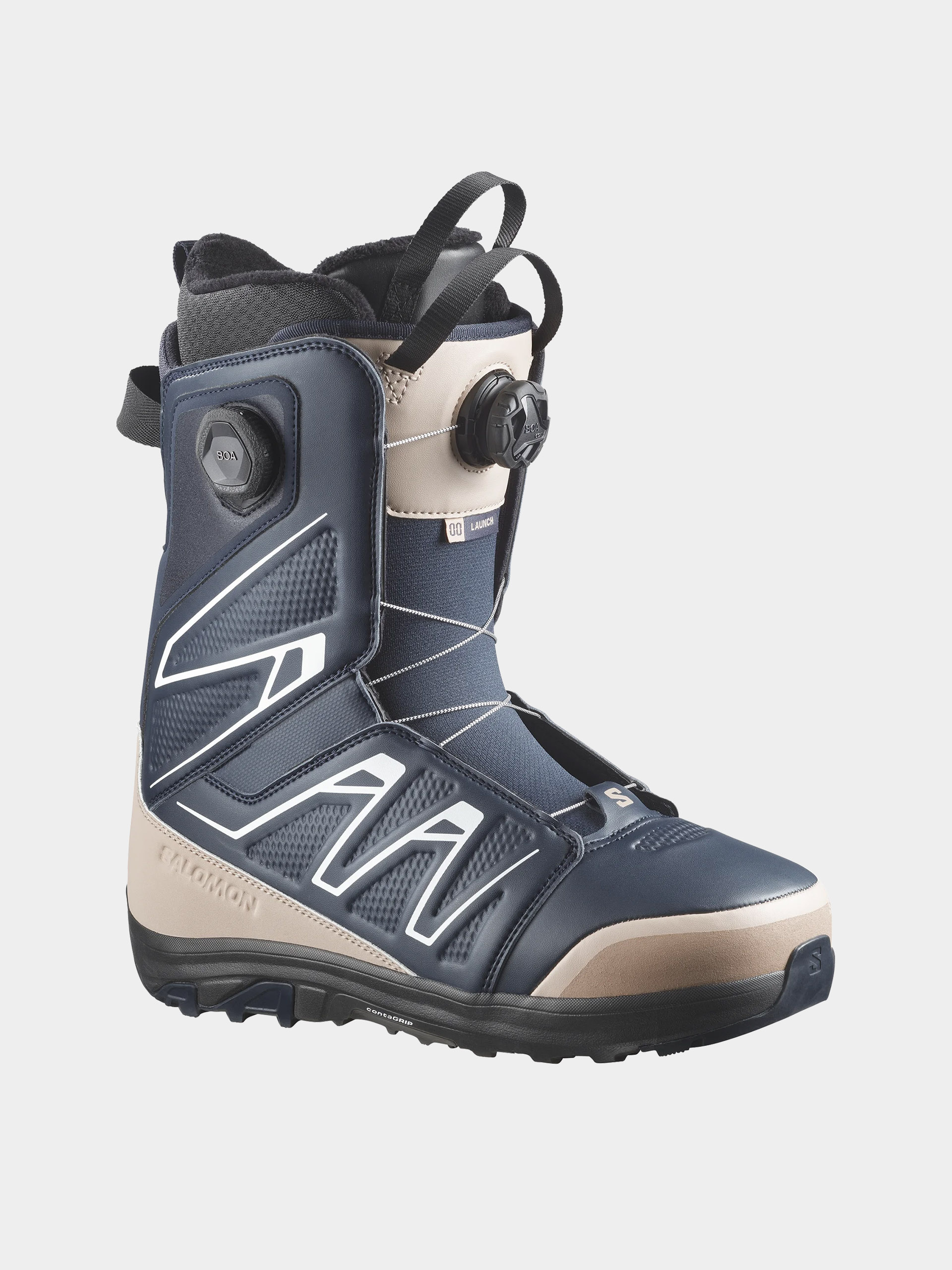 Чоловічі Черевики сноубордичні Salomon Launch Boa Sj (blue nights/safari)