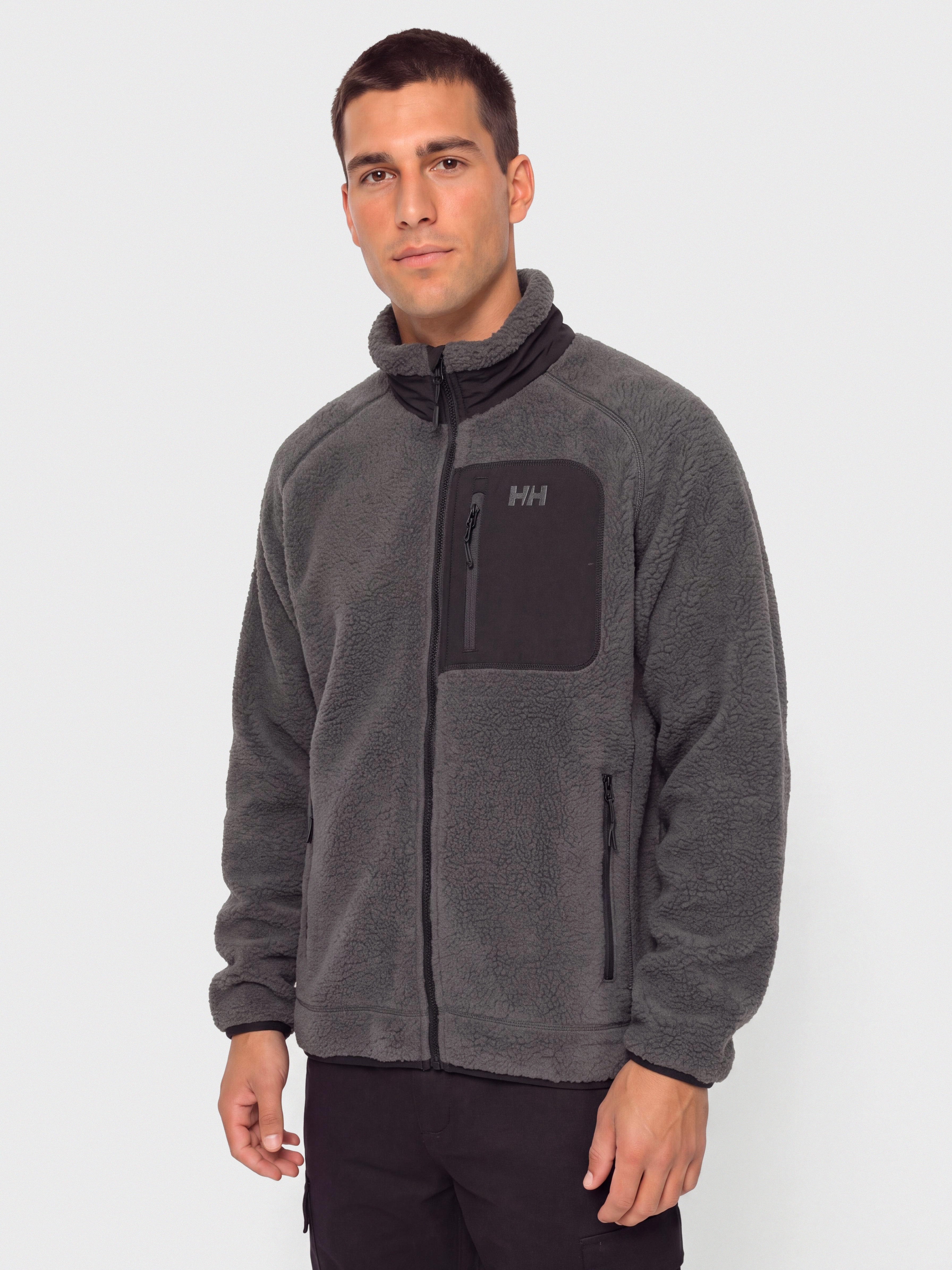 Флісовий светр Helly Hansen Panorama Pile Block (thunder grey)