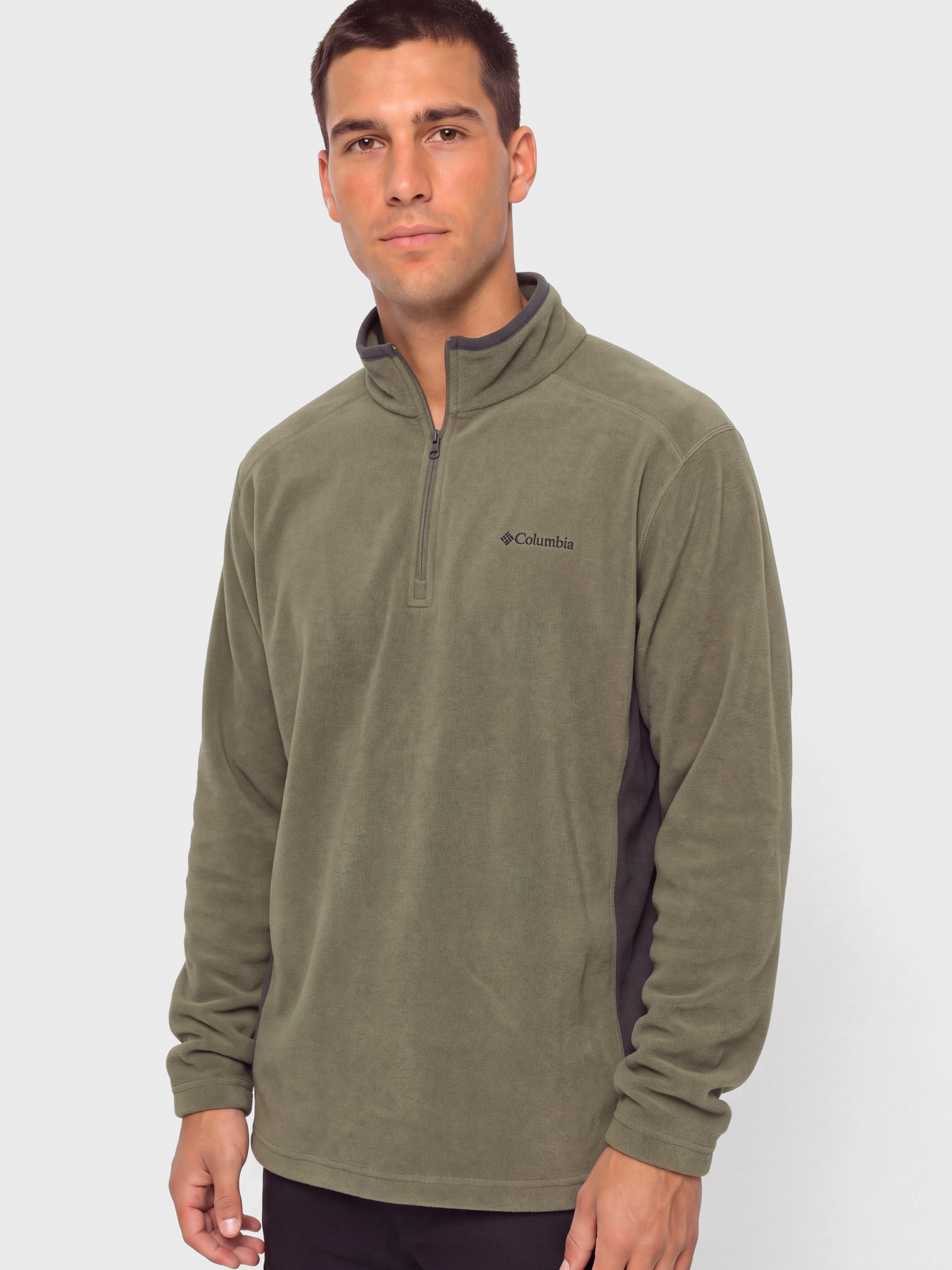 u0424u043bu0456u0441u043eu0432u0438u0439 u0441u0432u0435u0442u0440 Columbia Klamath Range II Half Zip (stone green/shark)
