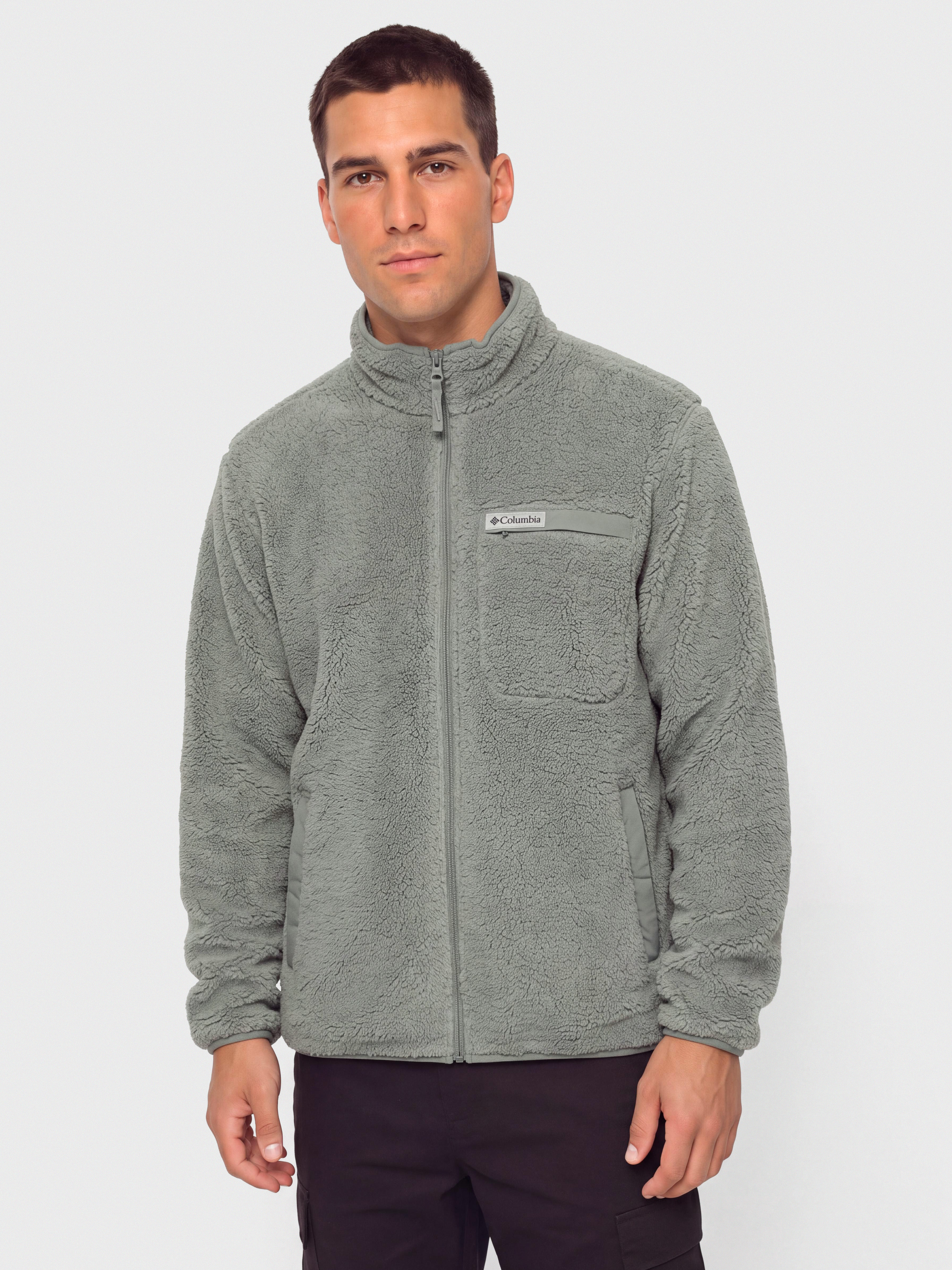 Флісовий светр Columbia Rugged Ridge High Pile Full Zip (sedona sage)