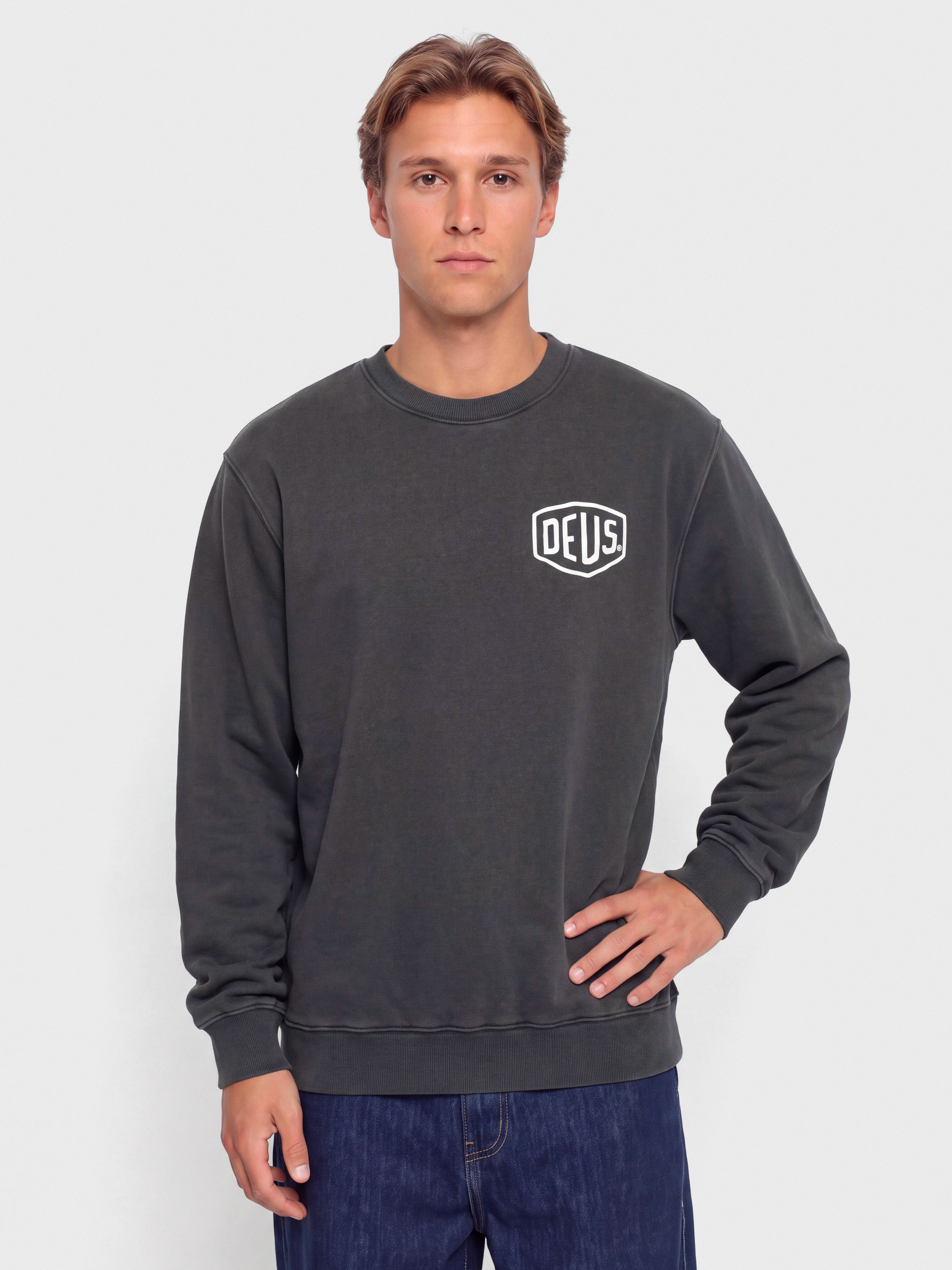 Світшот Deus Ex Machina Shield Gd Crew (black)