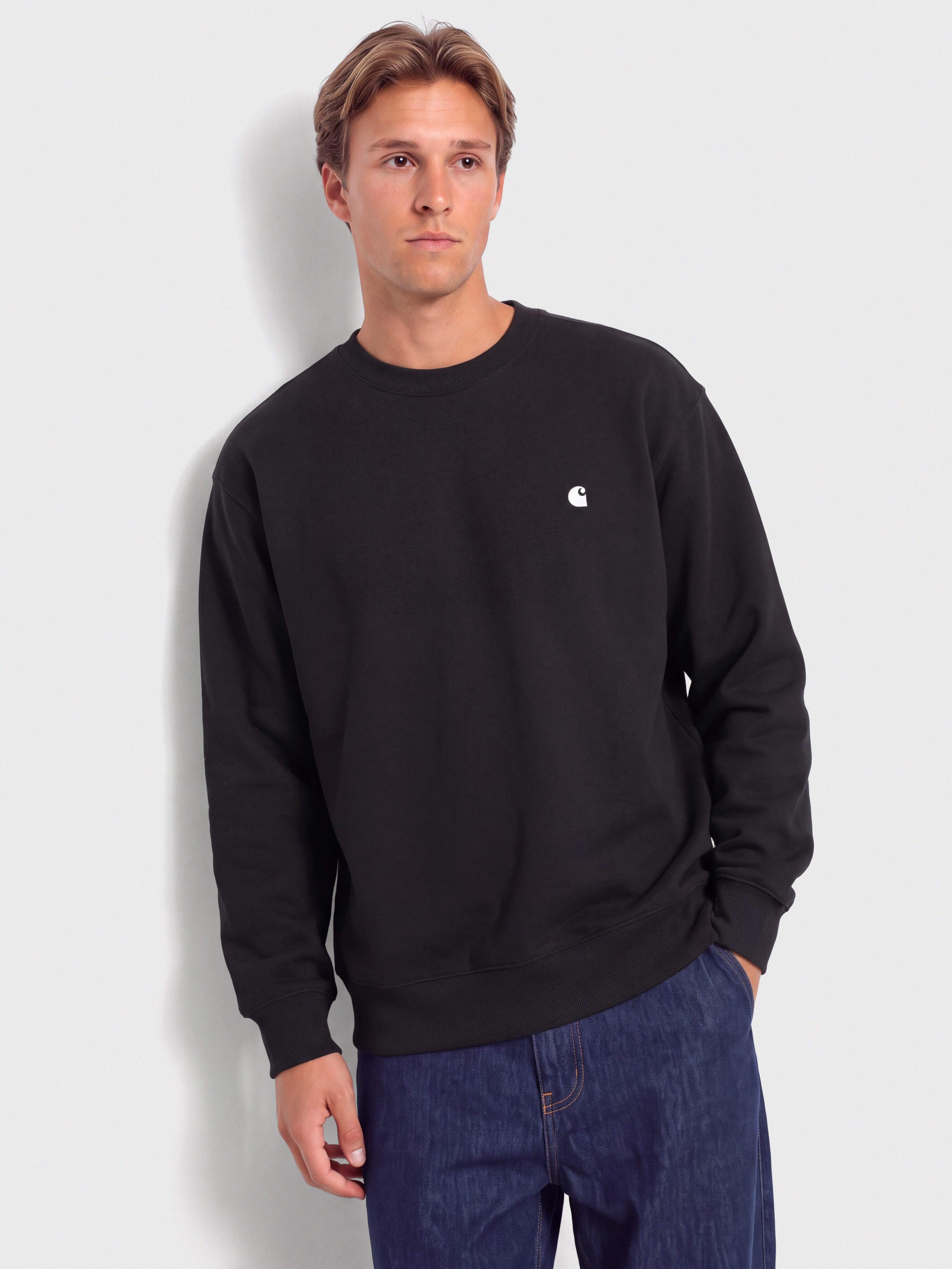 Світшот Carhartt WIP Mack (black/wax)