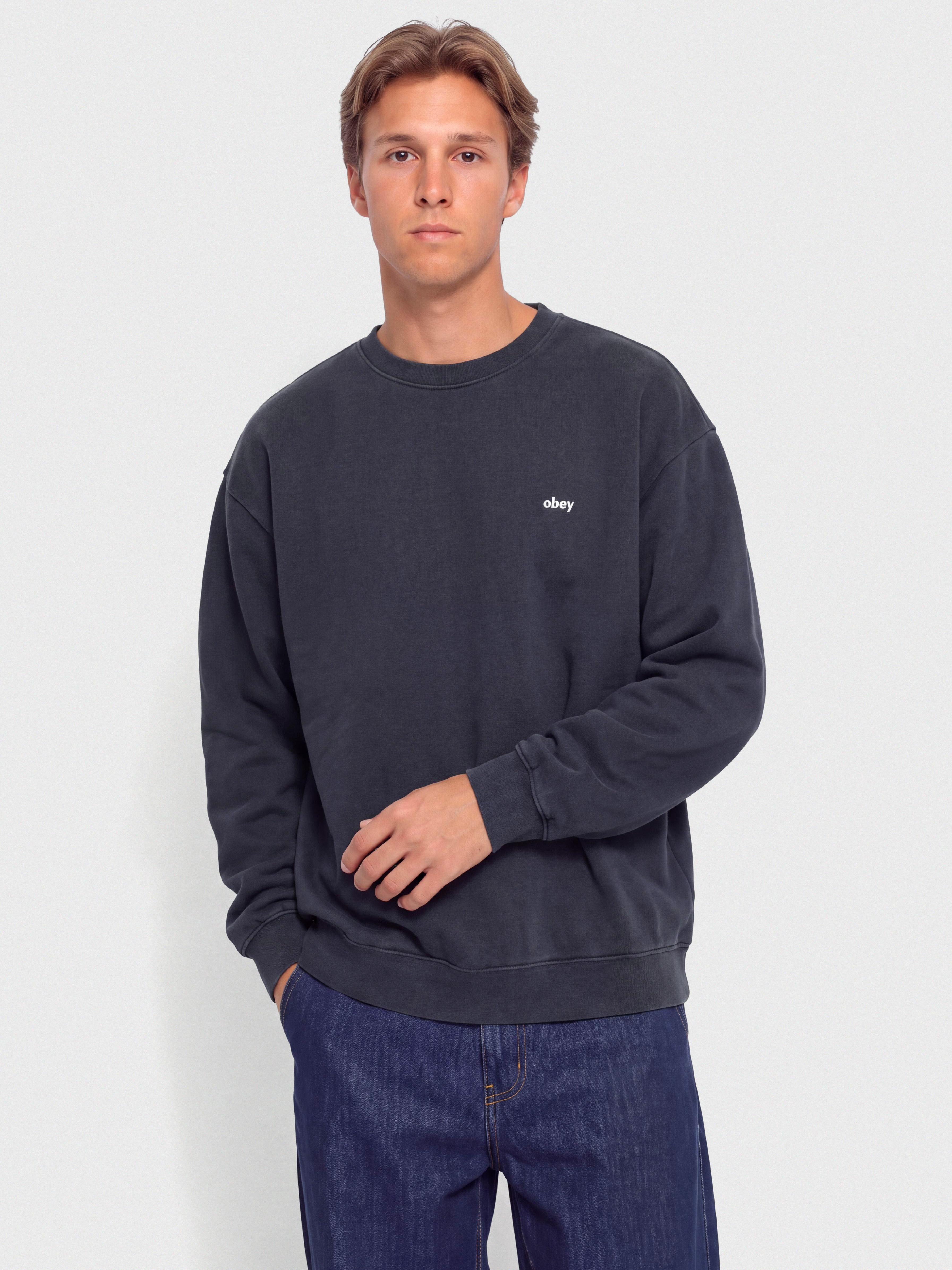 Світшот OBEY Lowercase Pigment