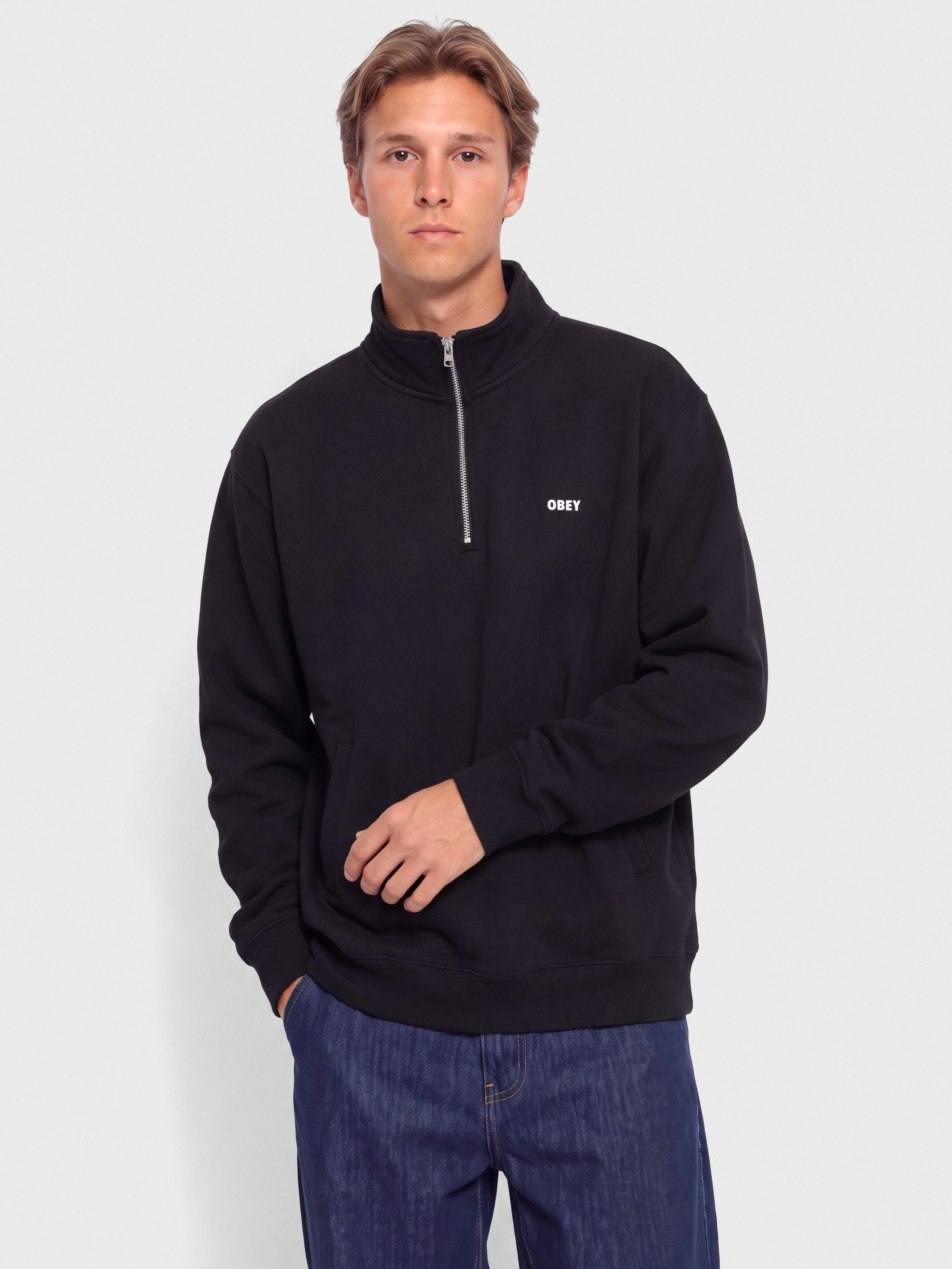 Світшот OBEY Established Works Bold Mockneck