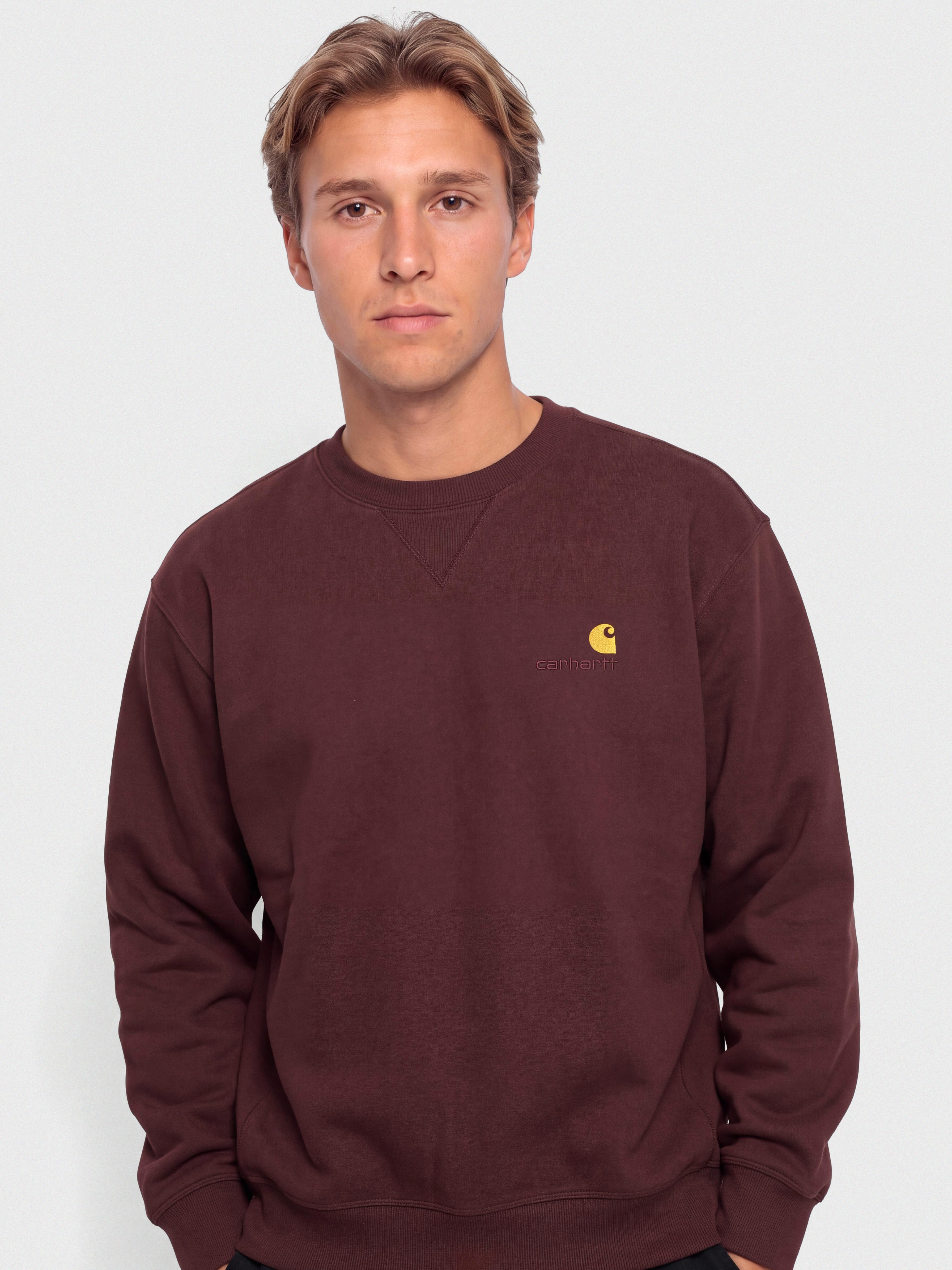 u0421u0432u0456u0442u0448u043eu0442 Carhartt WIP American Script (amarone)