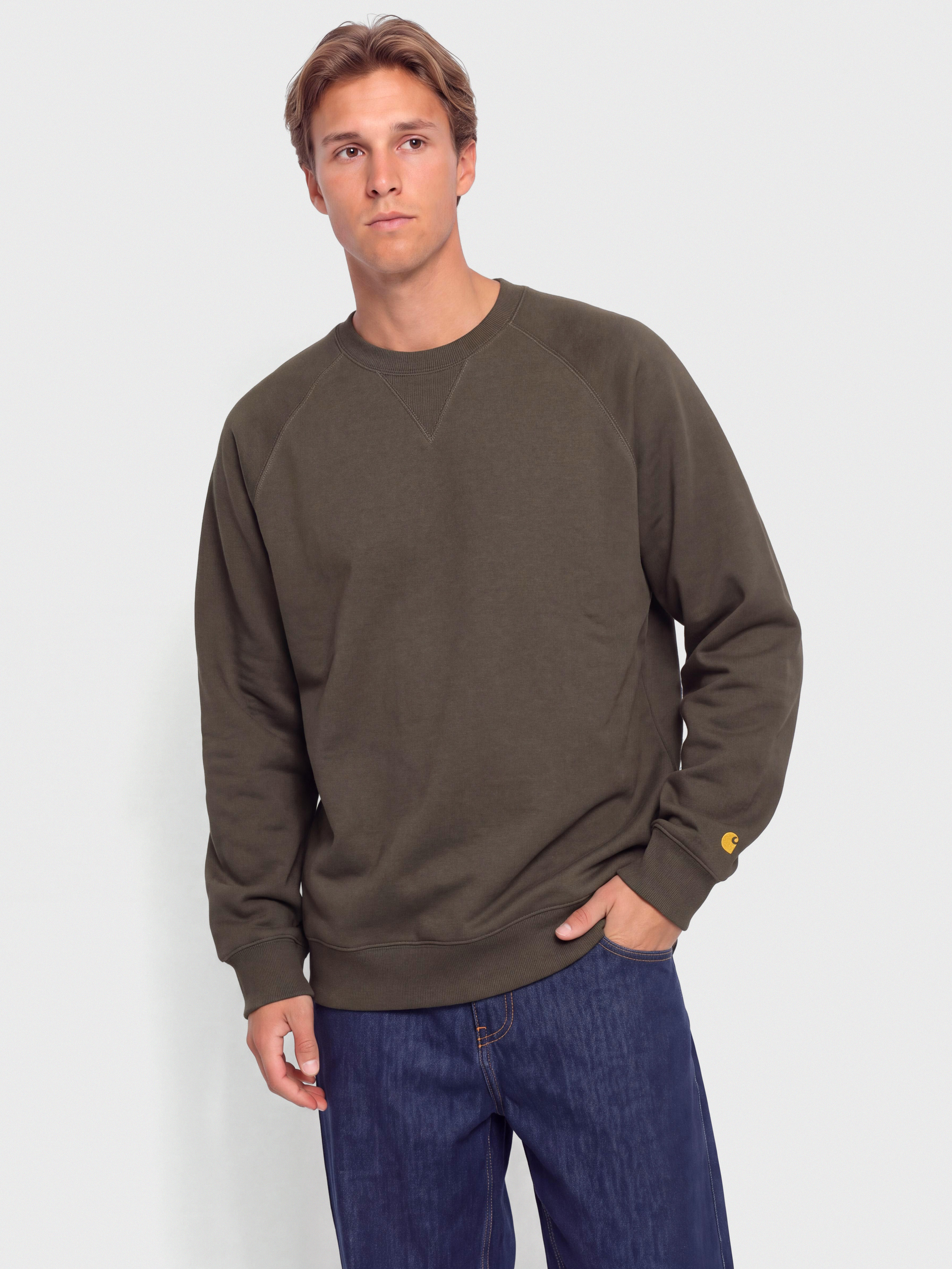 u0421u0432u0456u0442u0448u043eu0442 Carhartt WIP Chase (shungite/gold)
