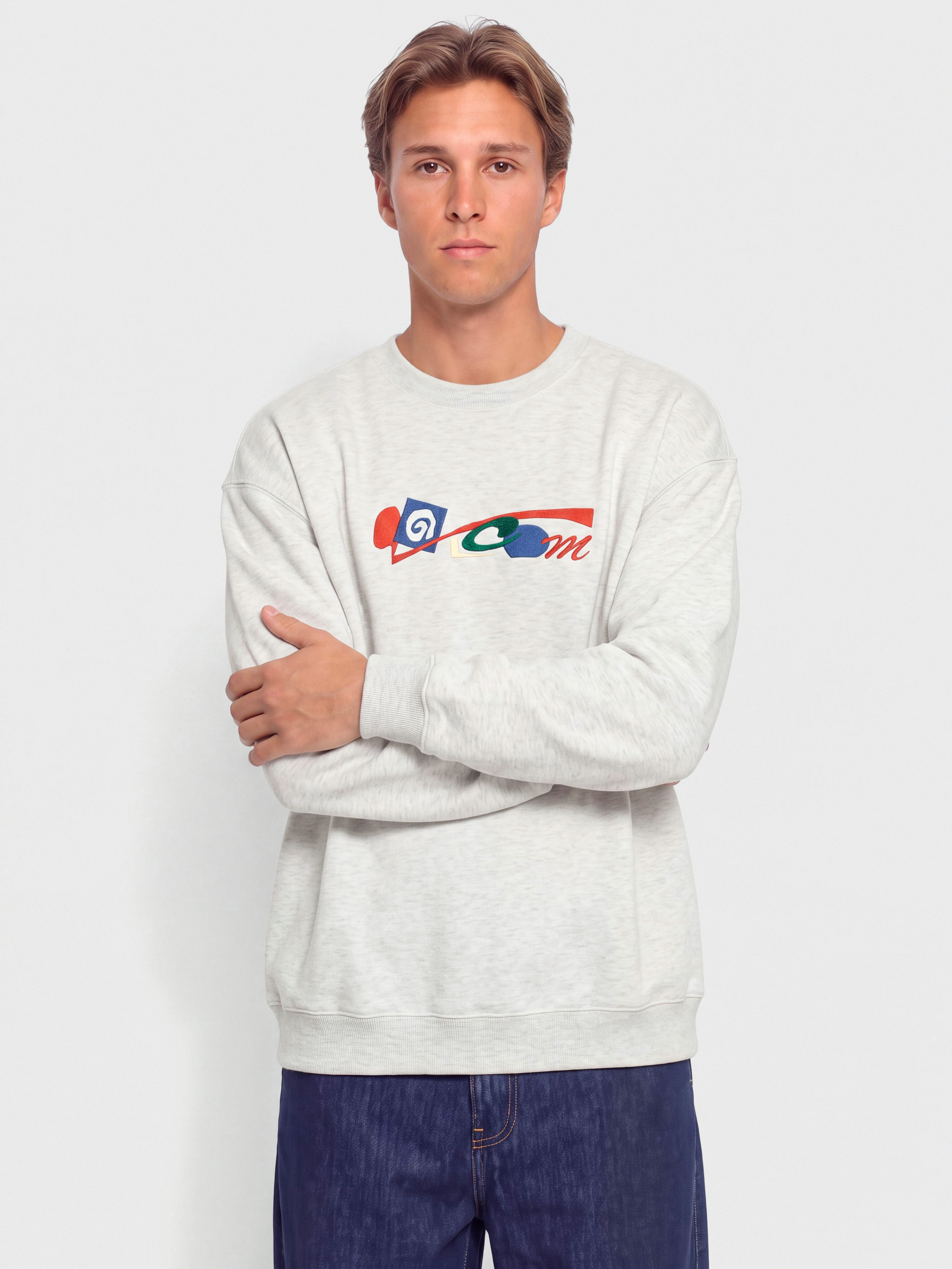 Світшот Volcom Fa Carrau (bone heather)