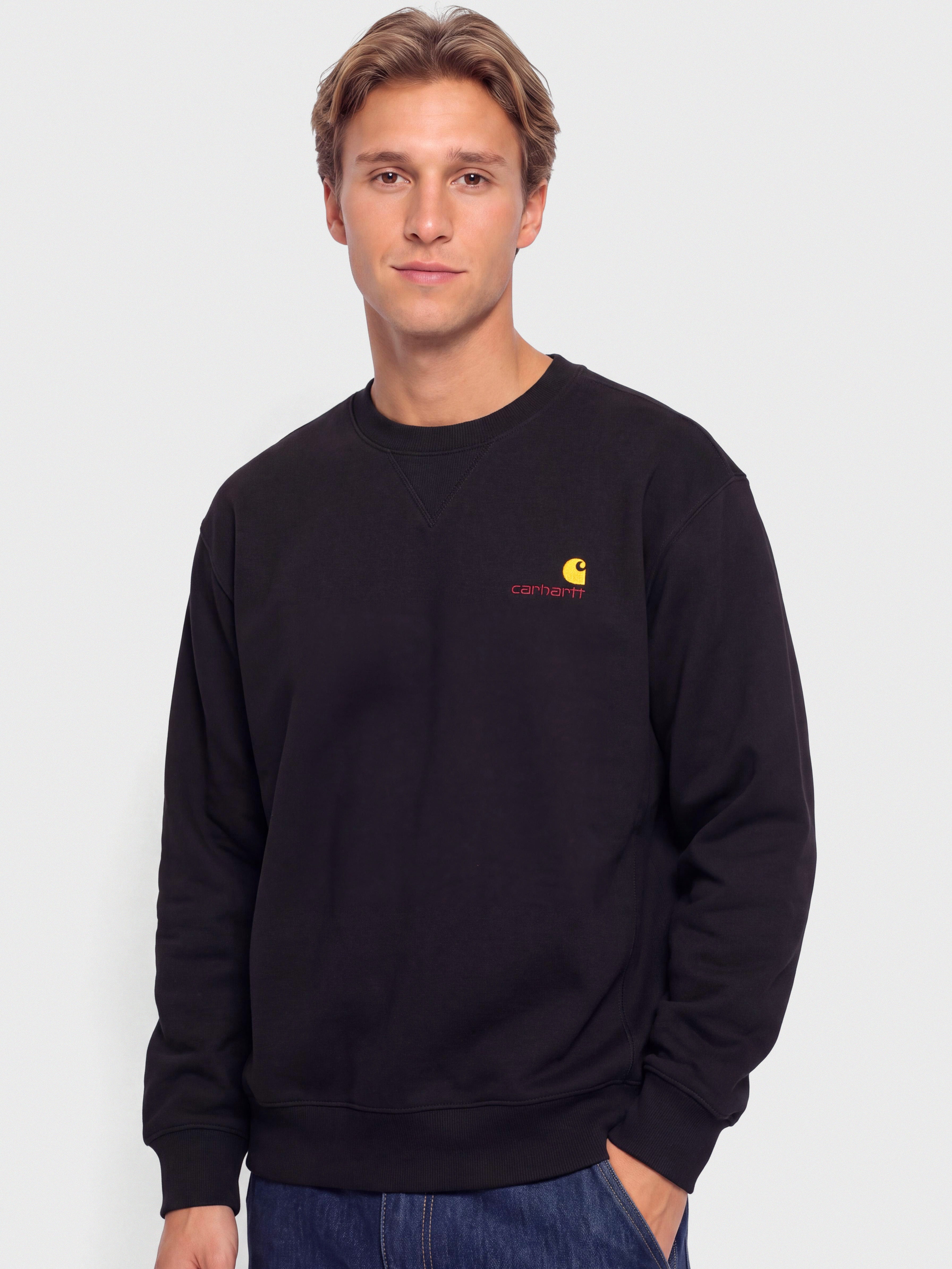 u0421u0432u0456u0442u0448u043eu0442 Carhartt WIP American Script (black)