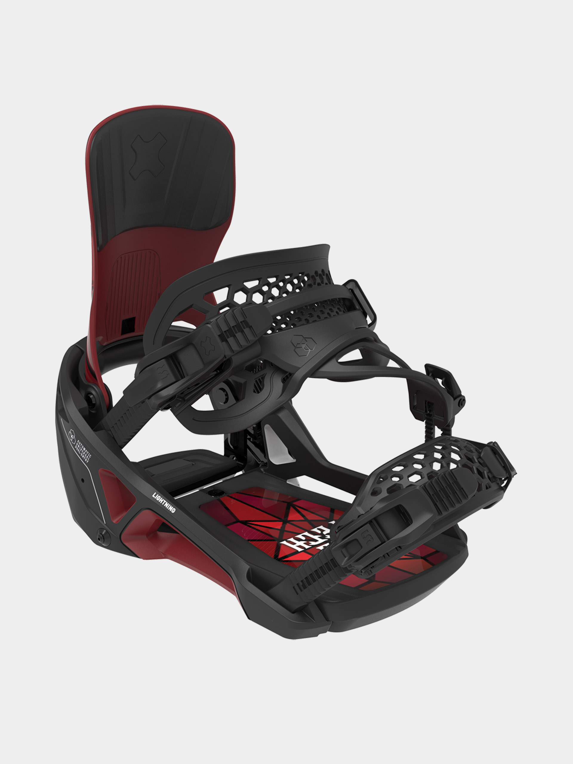 Чоловічі Сноубордичні кріплення Bent Metal Lightning Supermatic (black/red)