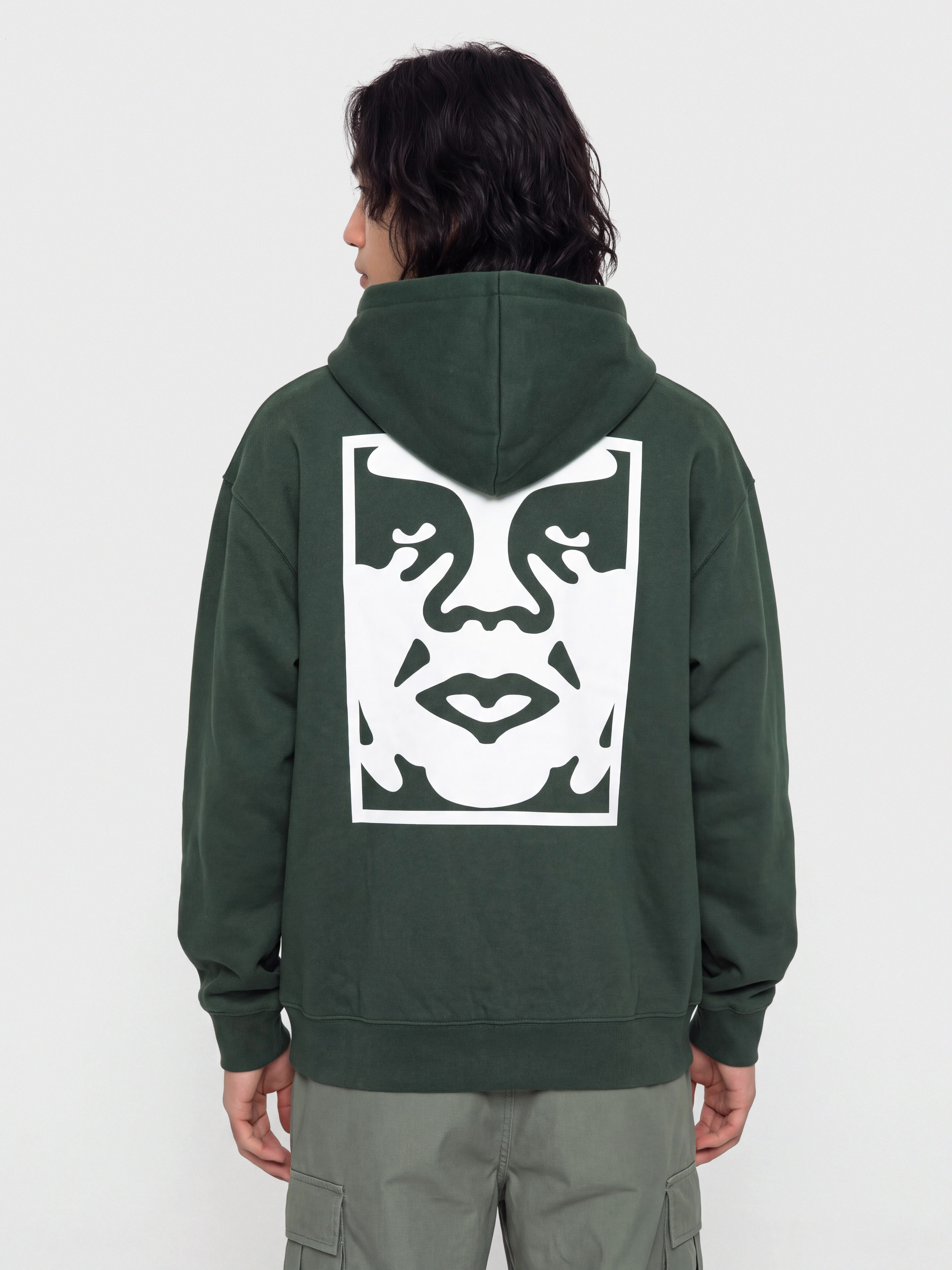 Худі OBEY Bold Icon Extra Heavy HD (green gables)
