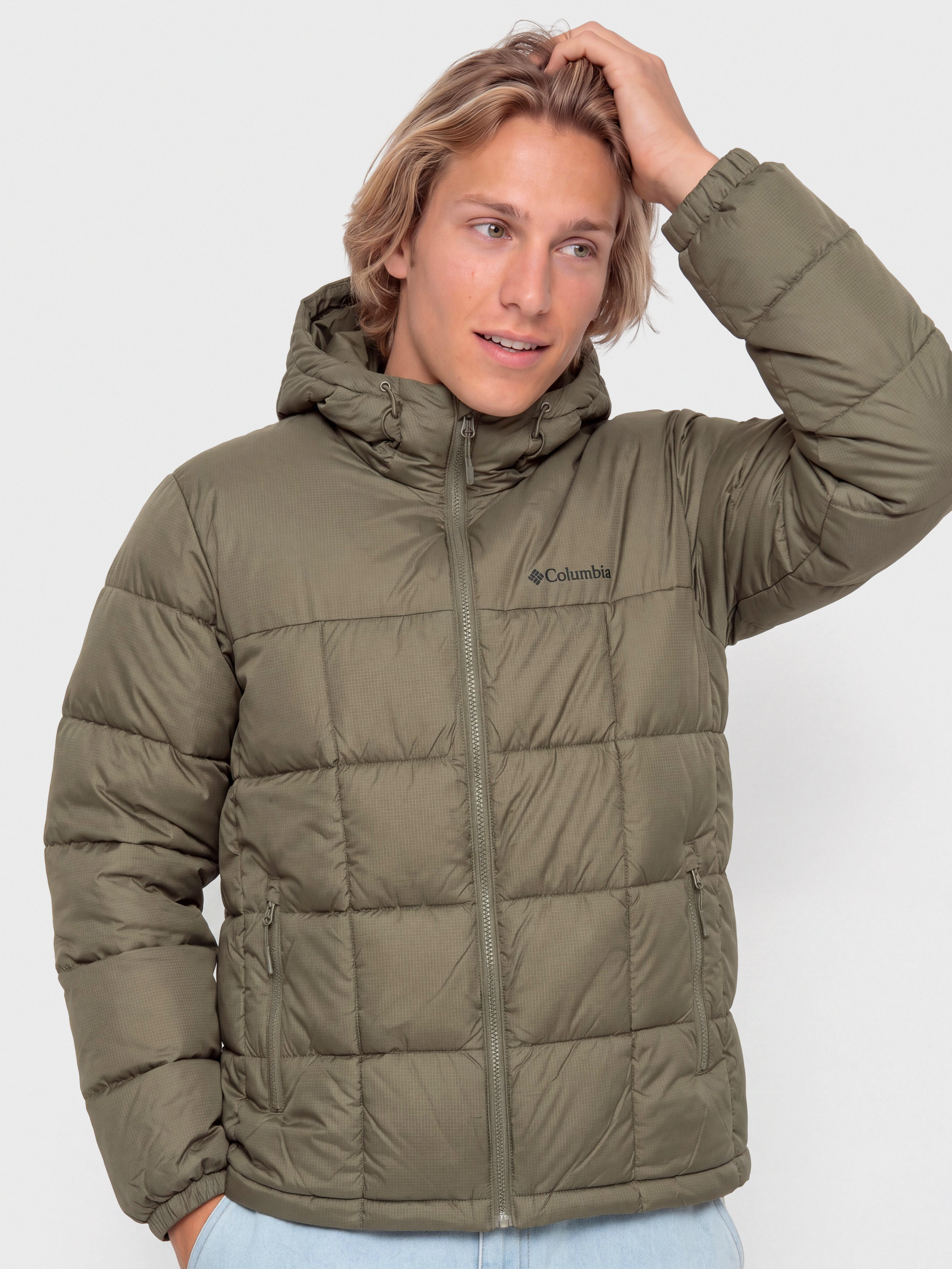 Куртка Columbia Puffect IV Hooded (stone green)