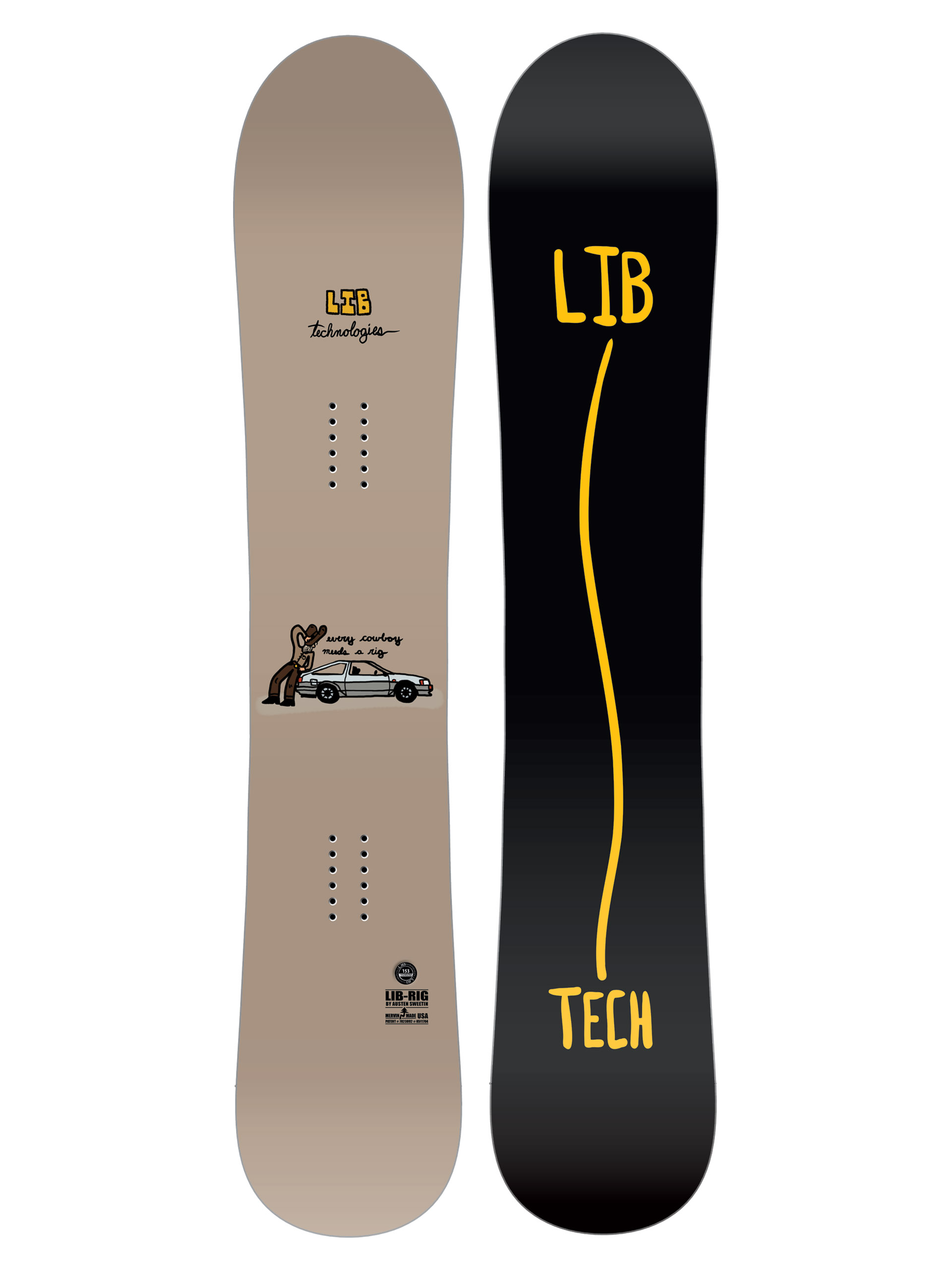 Чоловічий Сноуборд Lib Tech Lib Rig