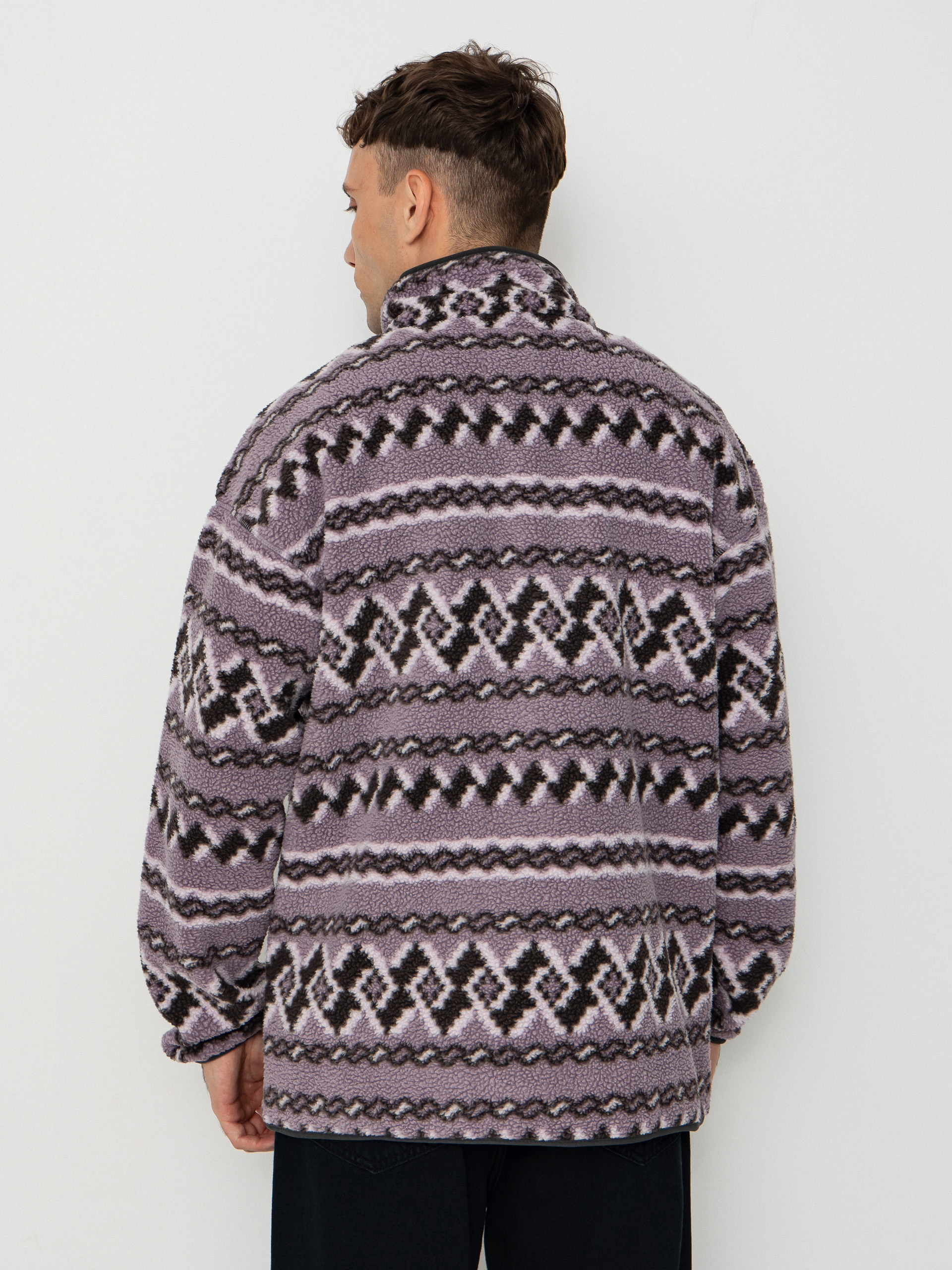 Чоловічий Флісовий светр Columbia Helvetia II Printed Half Snap (shale purple knitknot)