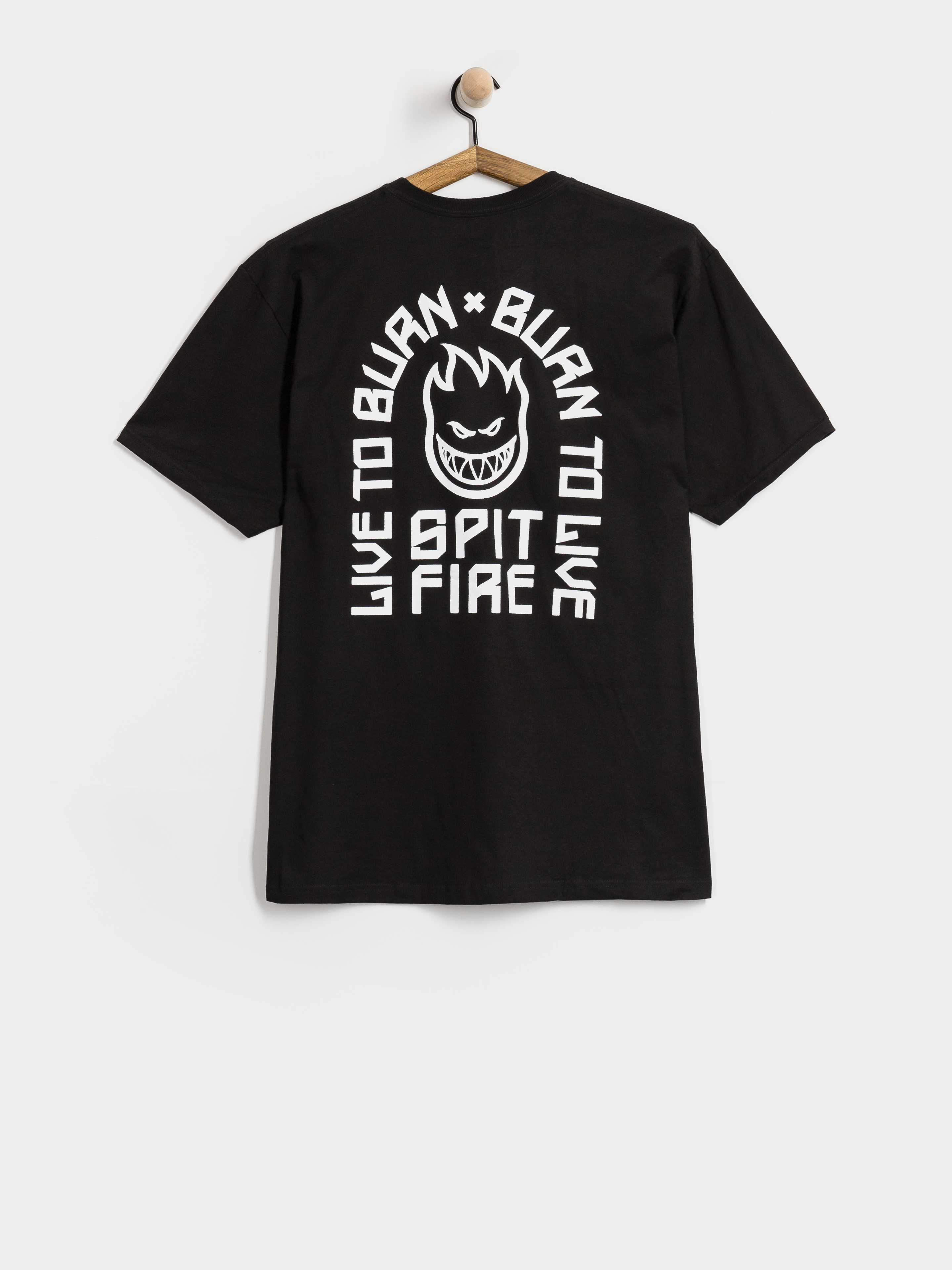 Футболка Spitfire Ltb Arch II (black w/white prints)