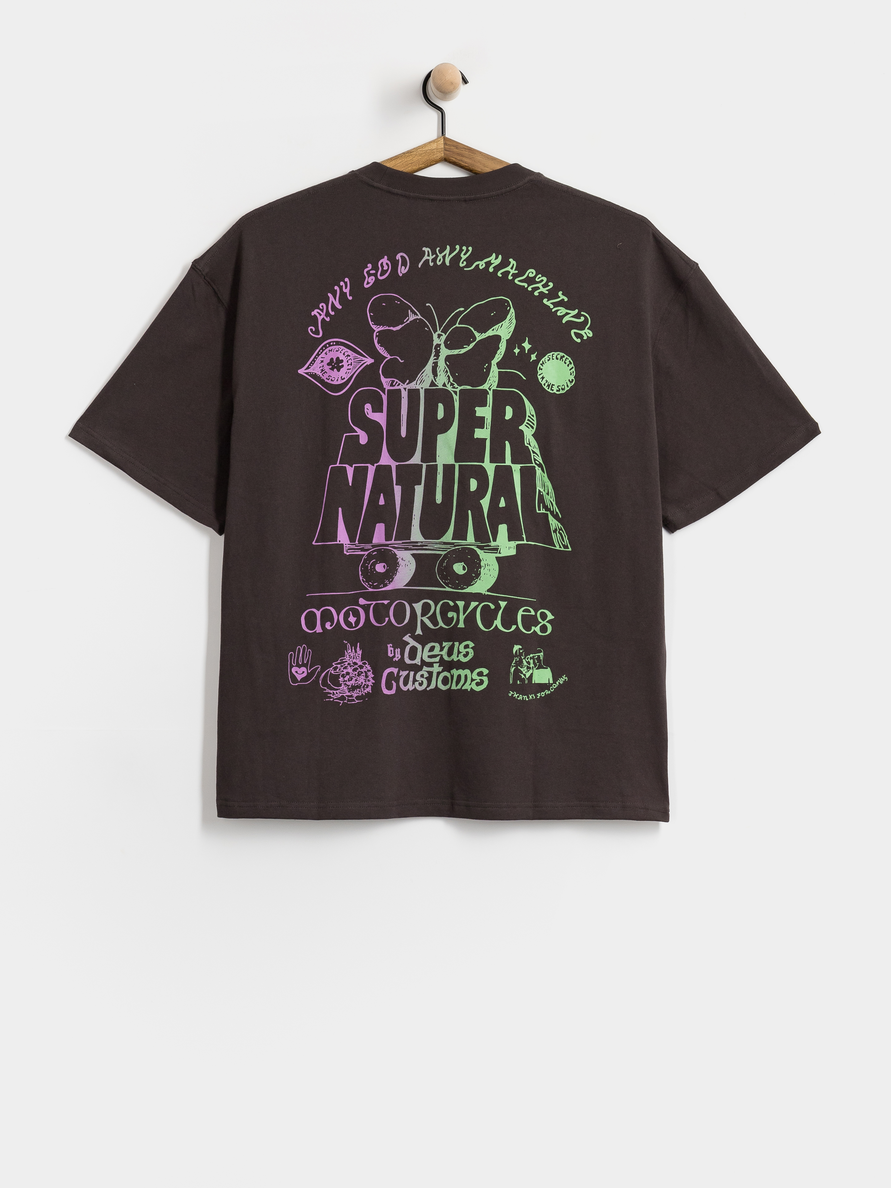 Футболка Deus Ex Machina Temple Torque (anthracite grey)