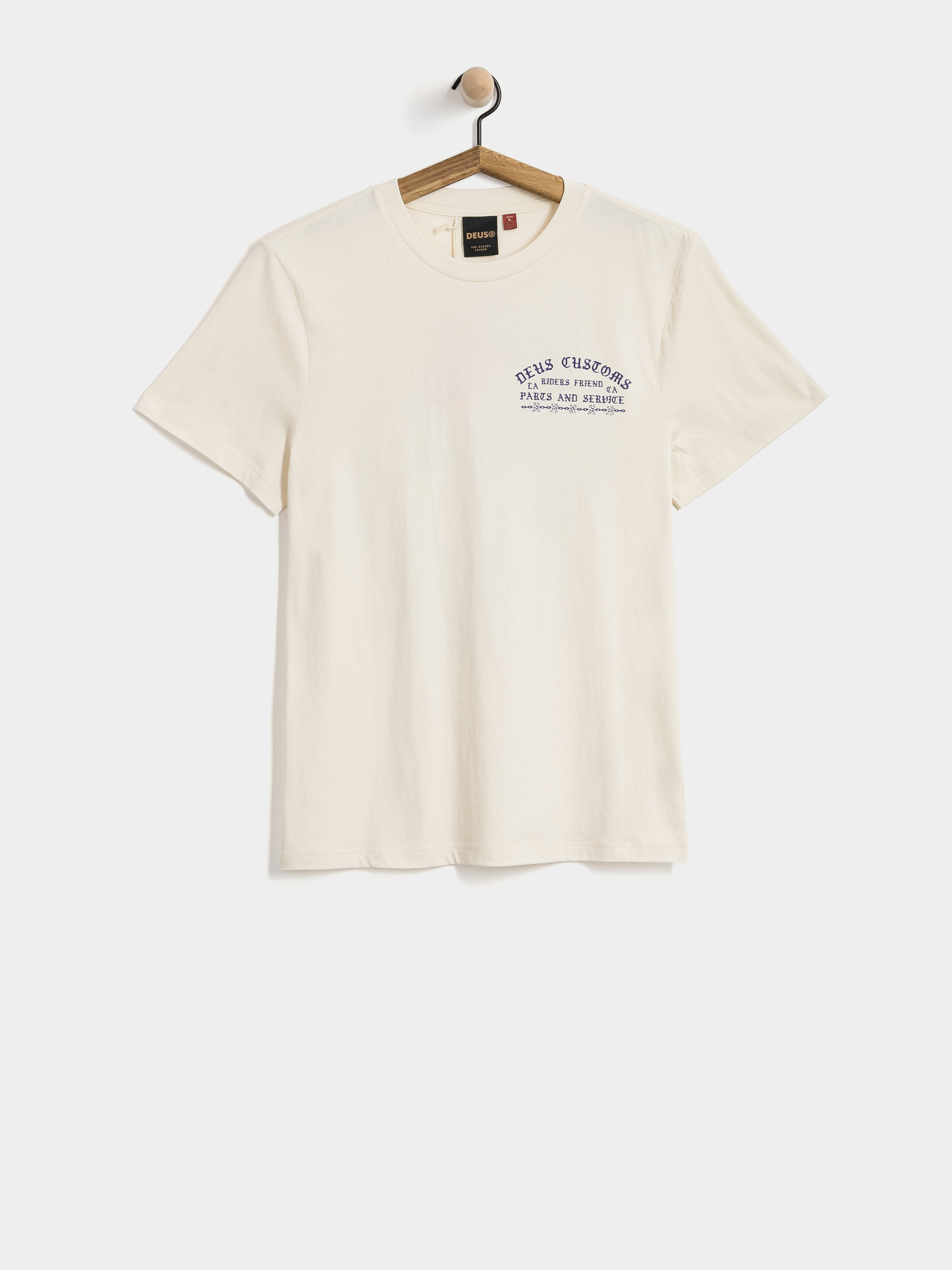 Футболка Deus Ex Machina Unchained (vintage white)