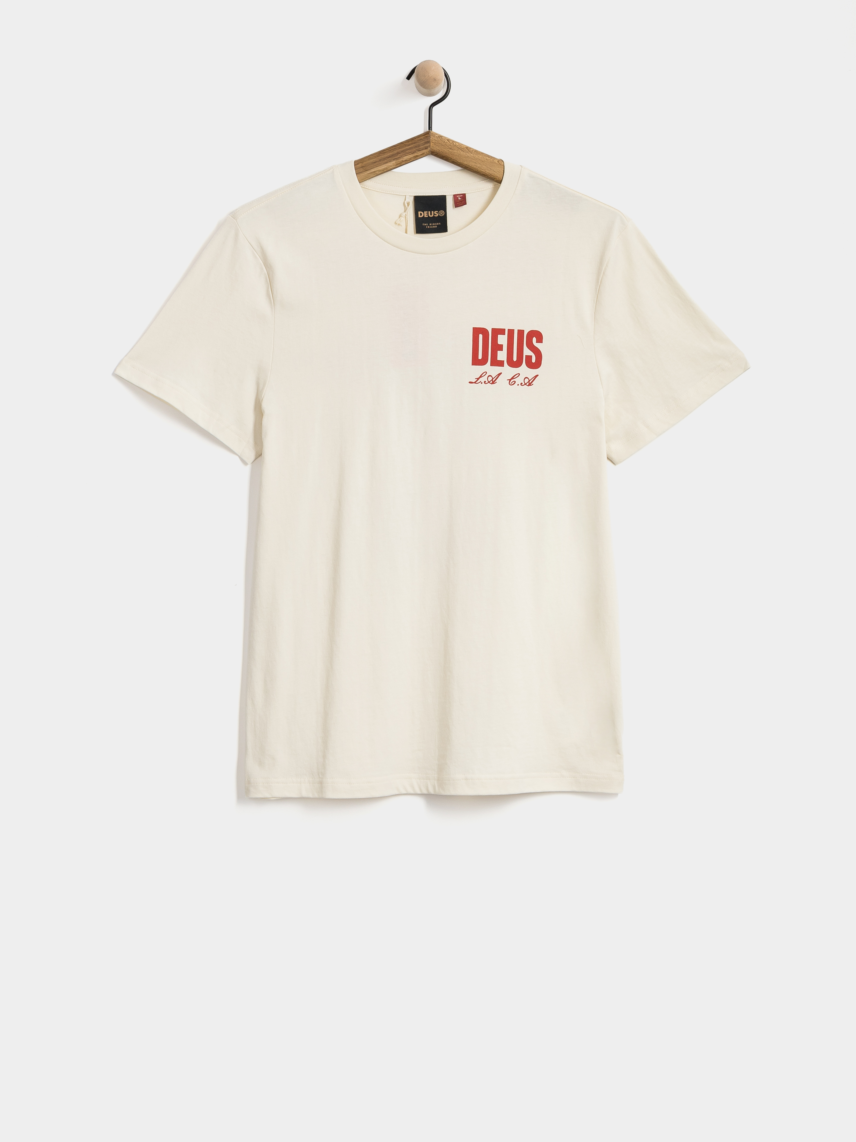 Футболка Deus Ex Machina Cutaway (vintage white)