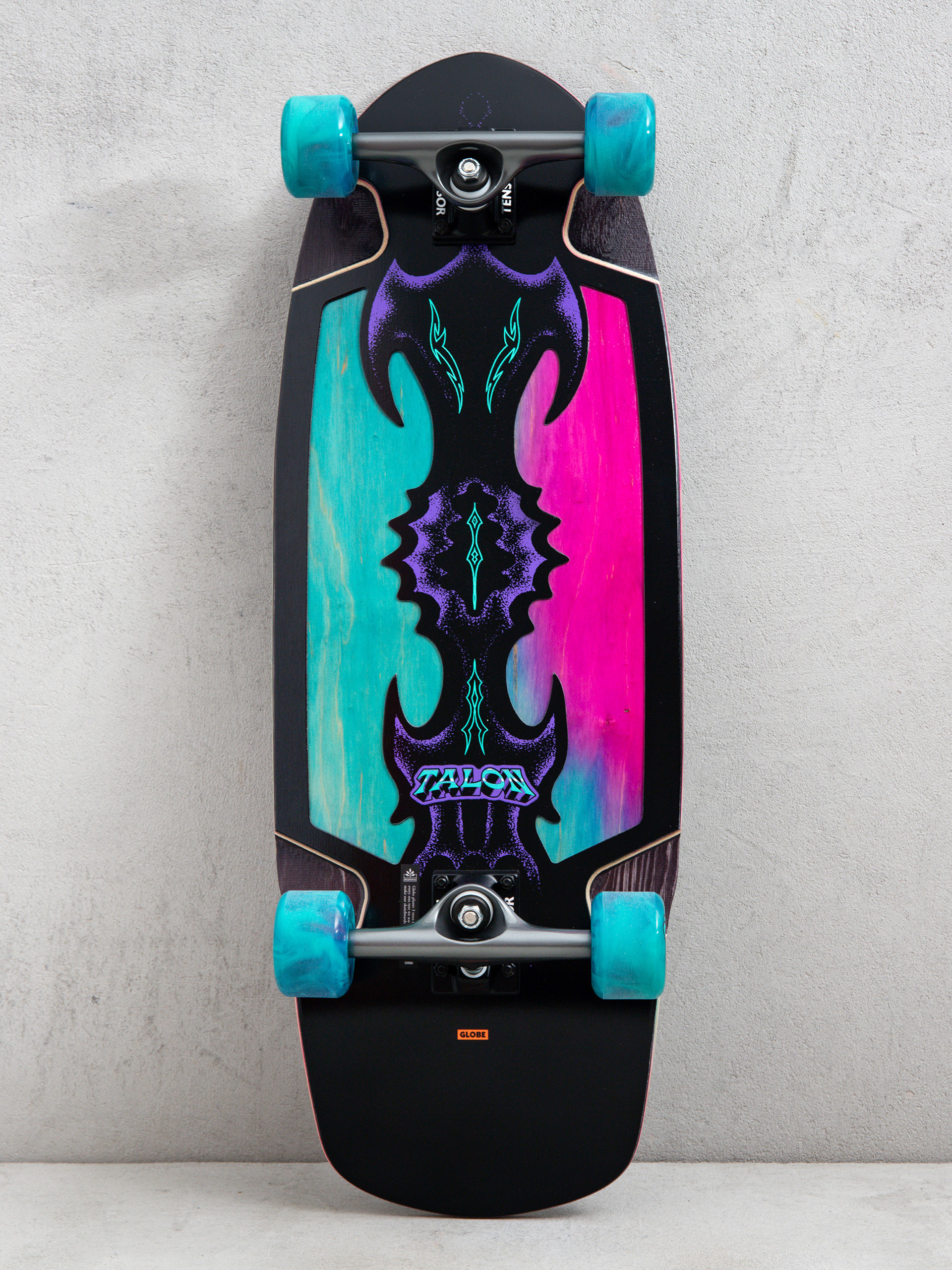 Скейтборд круізер Globe Talon (black/blue/green)