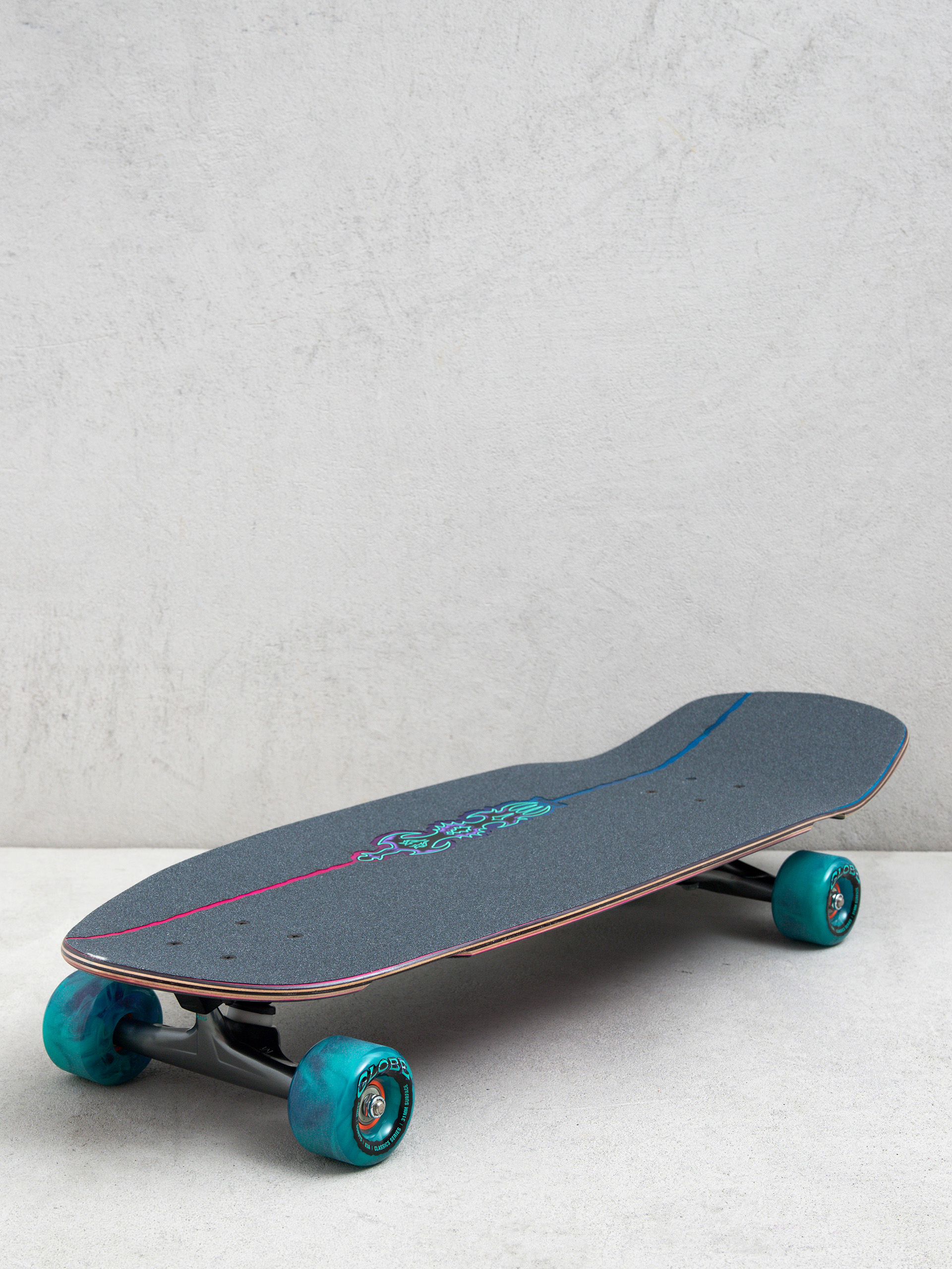Скейтборд круізер Globe Talon (black/blue/green)