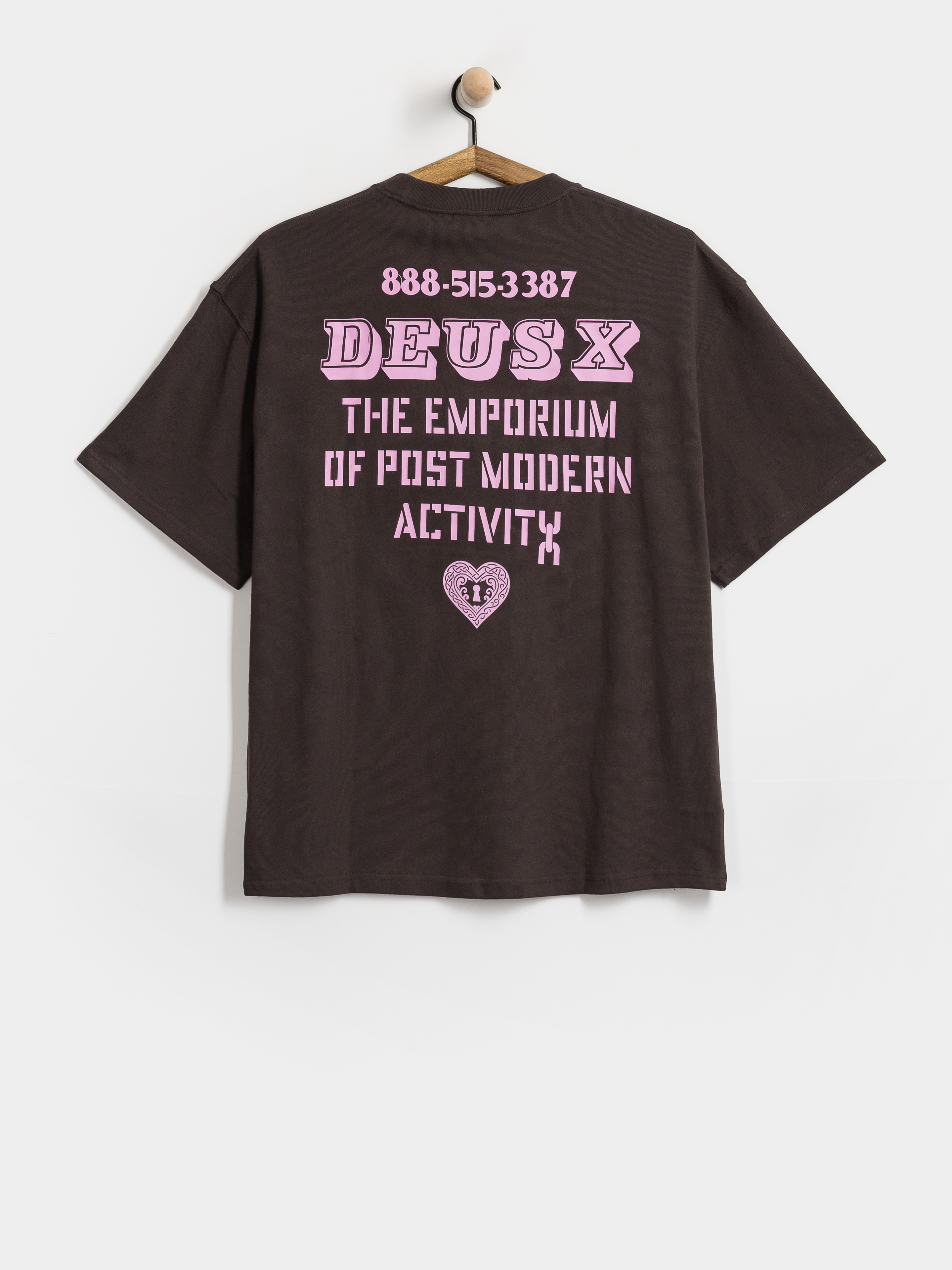 Футболка Deus Ex Machina Upstairs (anthracite grey)