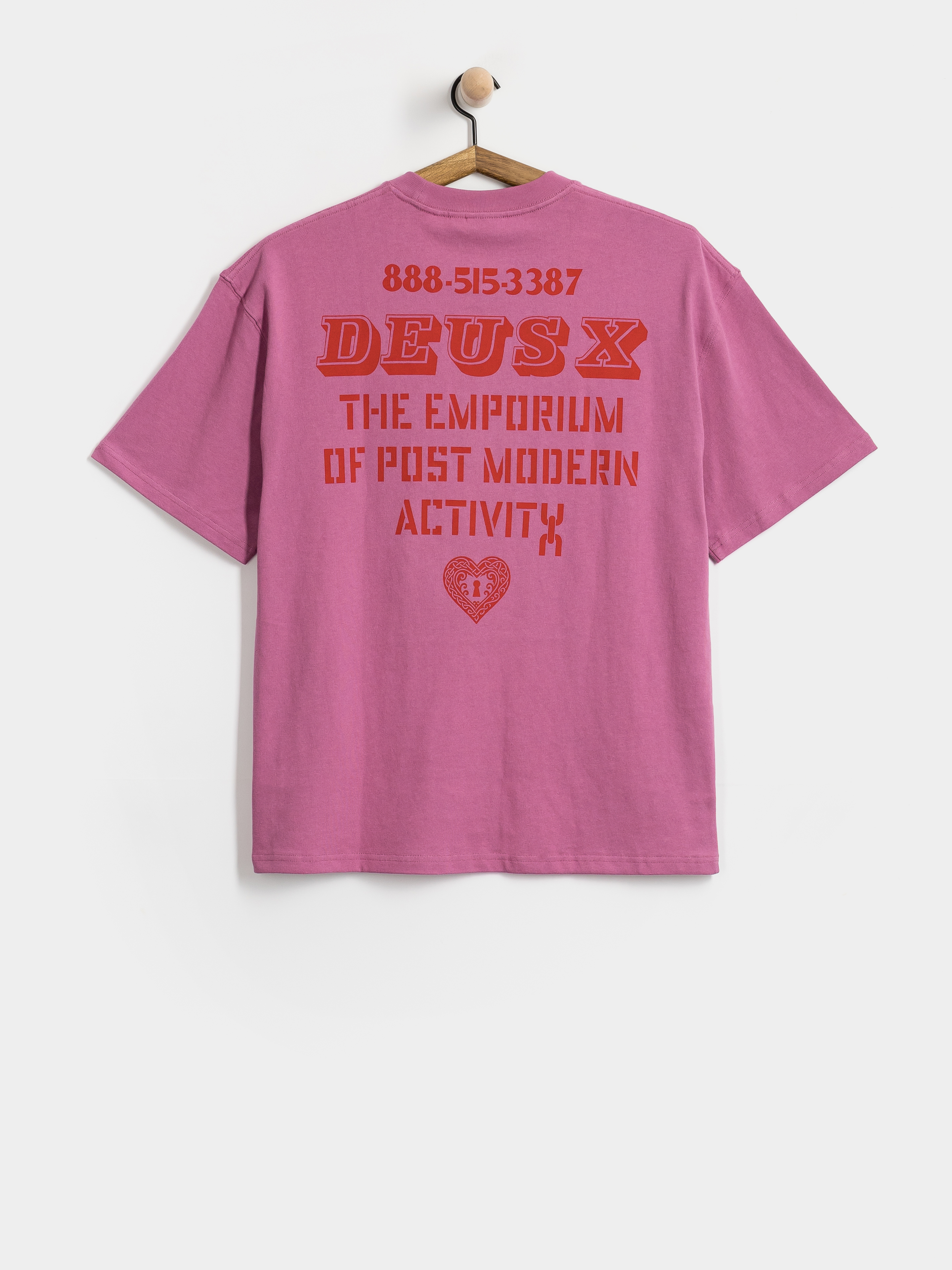 Футболка Deus Ex Machina Upstairs (red violet)
