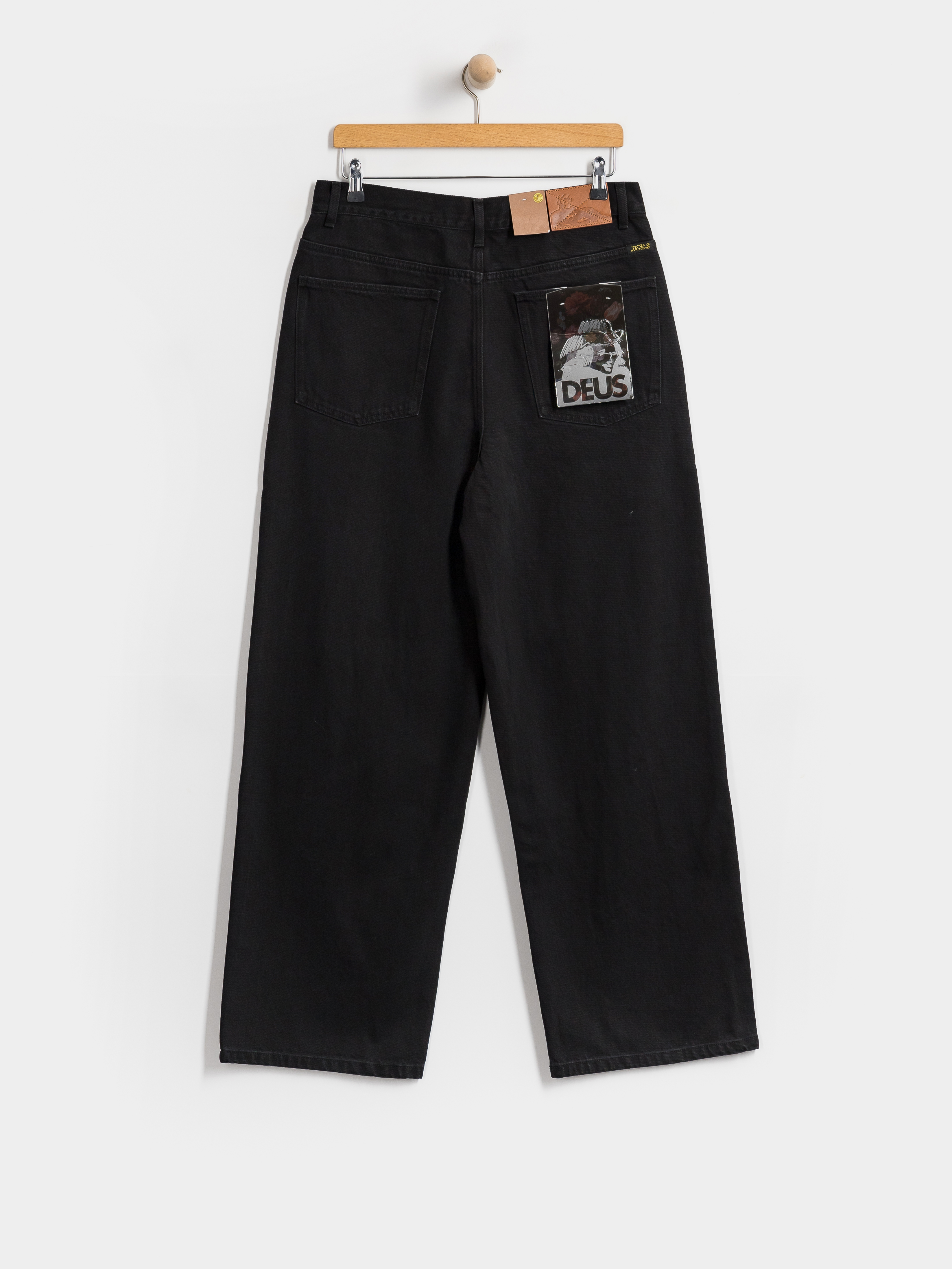 Штани Deus Ex Machina Drift Line Wide (washed black)
